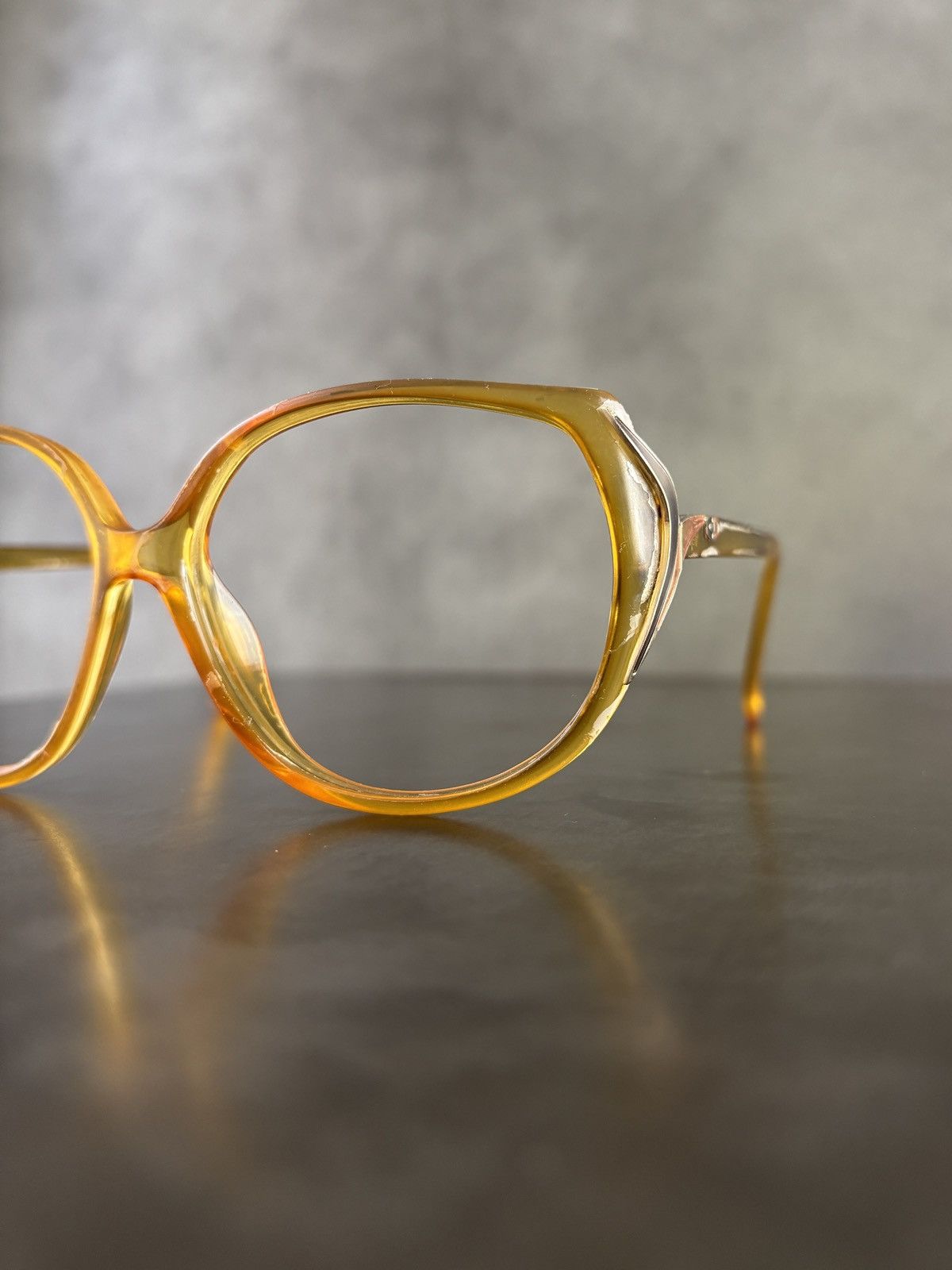 Christian Dior Monsieur Vintage Christian Dior Eyeglasses Frames Optyl Oversized 70s Size ONE SIZE - 7 Thumbnail