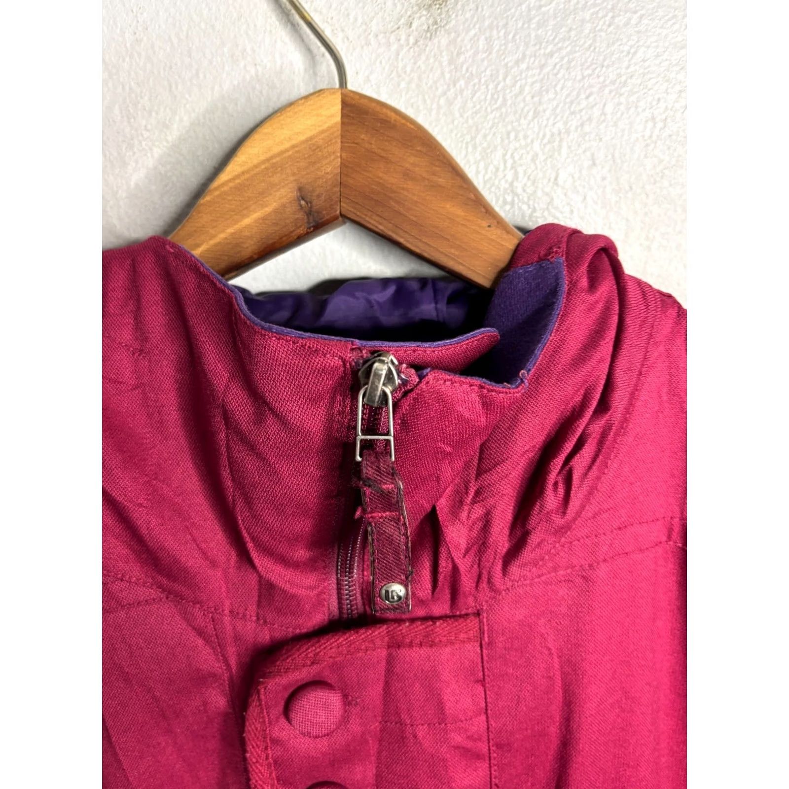 Burton Burton Jet Set Insulated Jacket Women XL Maroon Red Snowboard Winter Zip Hooded Pockets 8/10 Jacket Size XL / US 12-14 / IT 48-50 - 3 Thumbnail