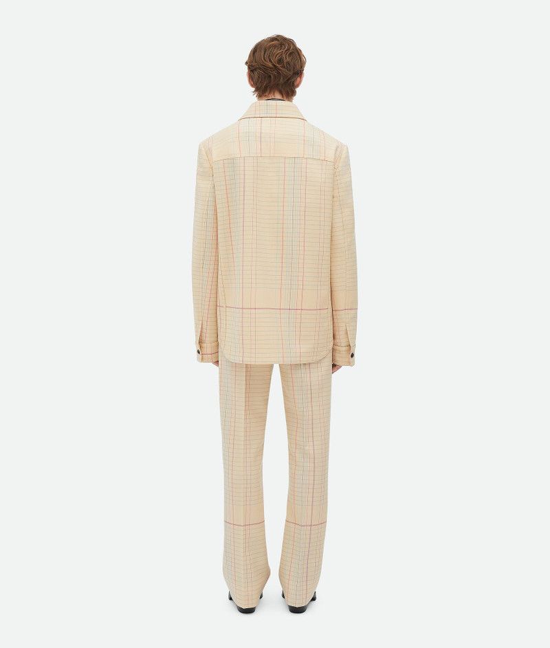 Bottega Veneta o1s1rm0326 Notebook Wool Twill Jacket in Multicolor Size US M / EU 48-50 / 2 - 3 Thumbnail