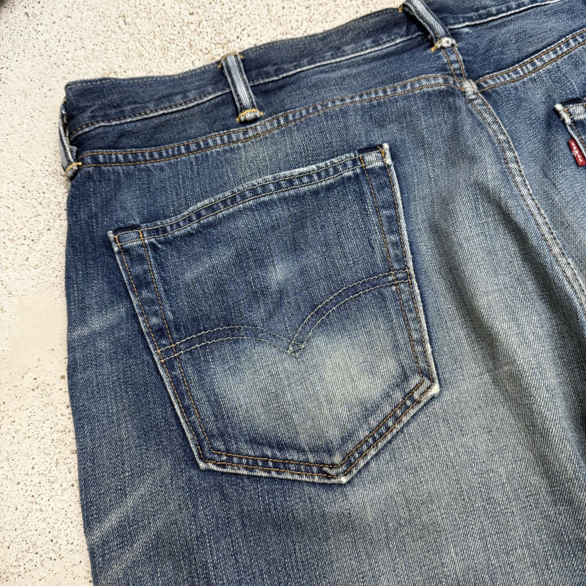 Levi's Levis 505 Distressed Whiskering Denim Pants Size US 42 / EU 58 - 13 Thumbnail
