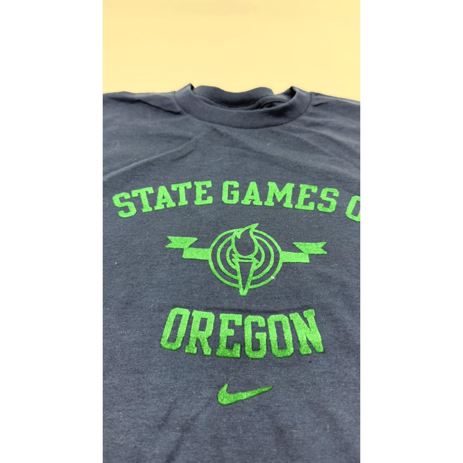 Nike VINTAGE Nike State Games of Oregon T-Shirt Mens Small Navy 2004 Graphic 2000s Size US S / EU 44-46 / 1 - 2 Thumbnail