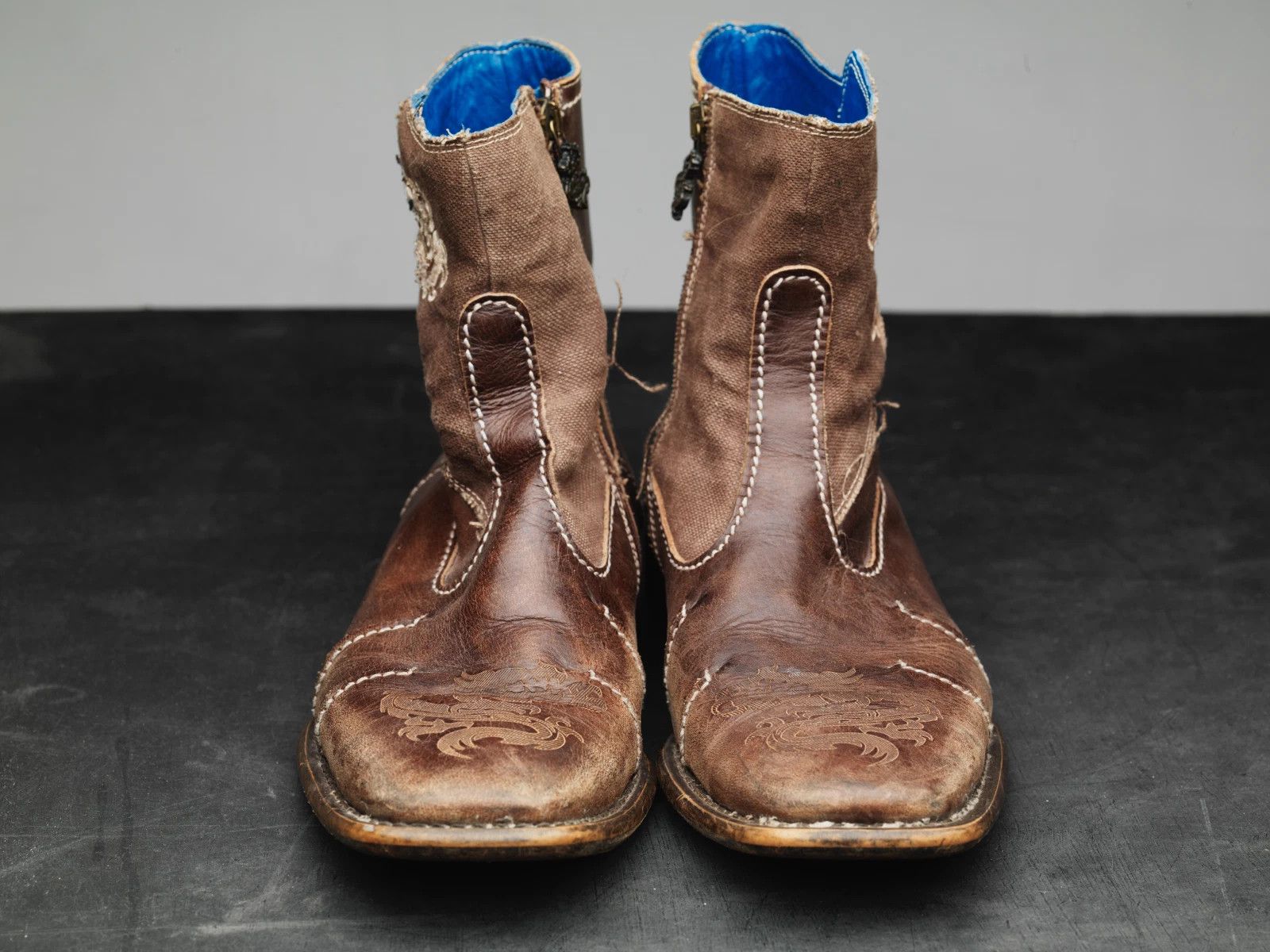 Mark Nason Mark Nason KODIS Rock Boots Distressed Brown (AF) Size US 10 / EU 43 - 2 Thumbnail