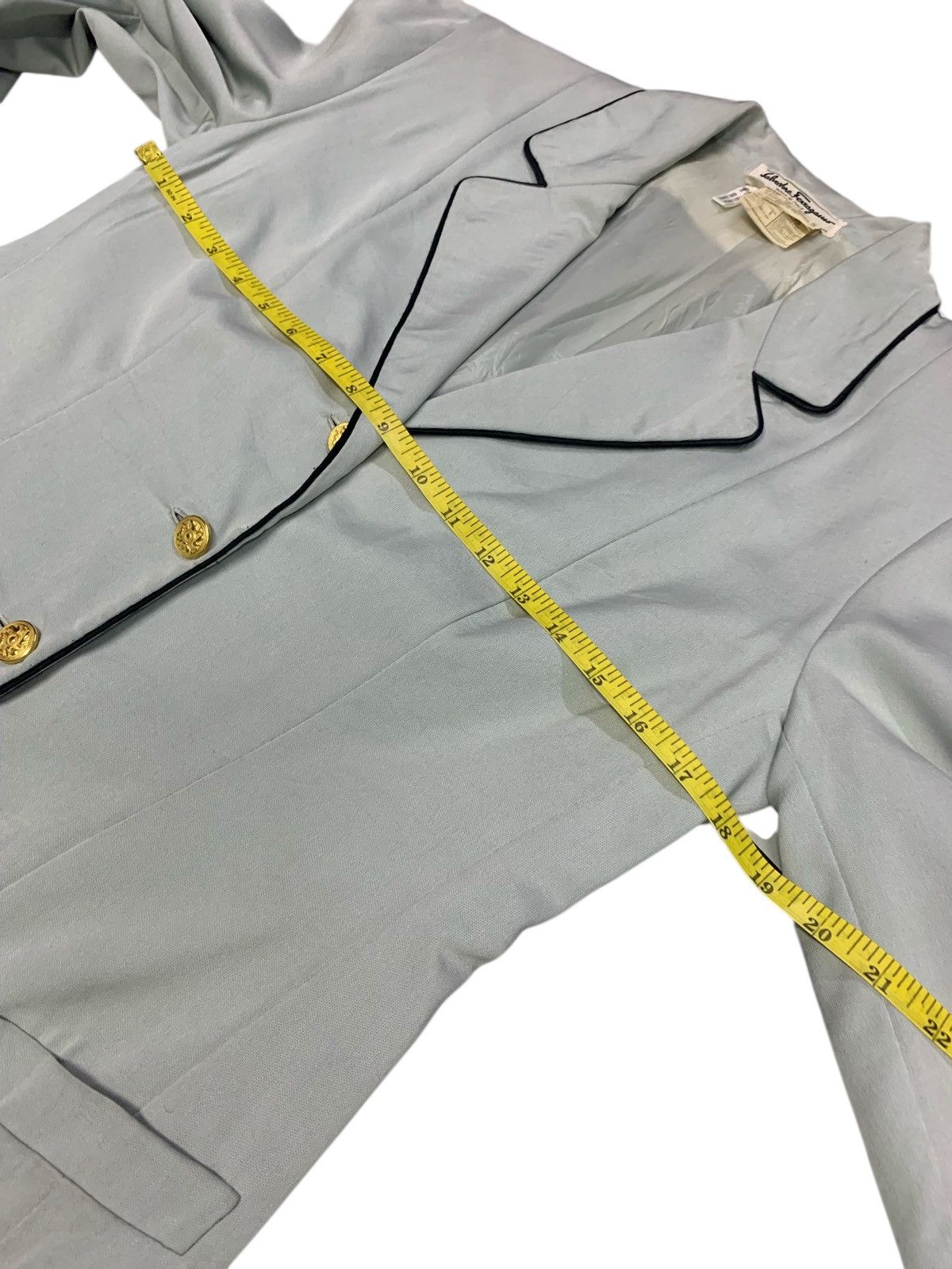 Designer × Salvatore Ferragamo × Vintage Rare Salvatore Ferragamo Button Ups Jacket Size M / US 6-8 / IT 42-44 - 9 Thumbnail