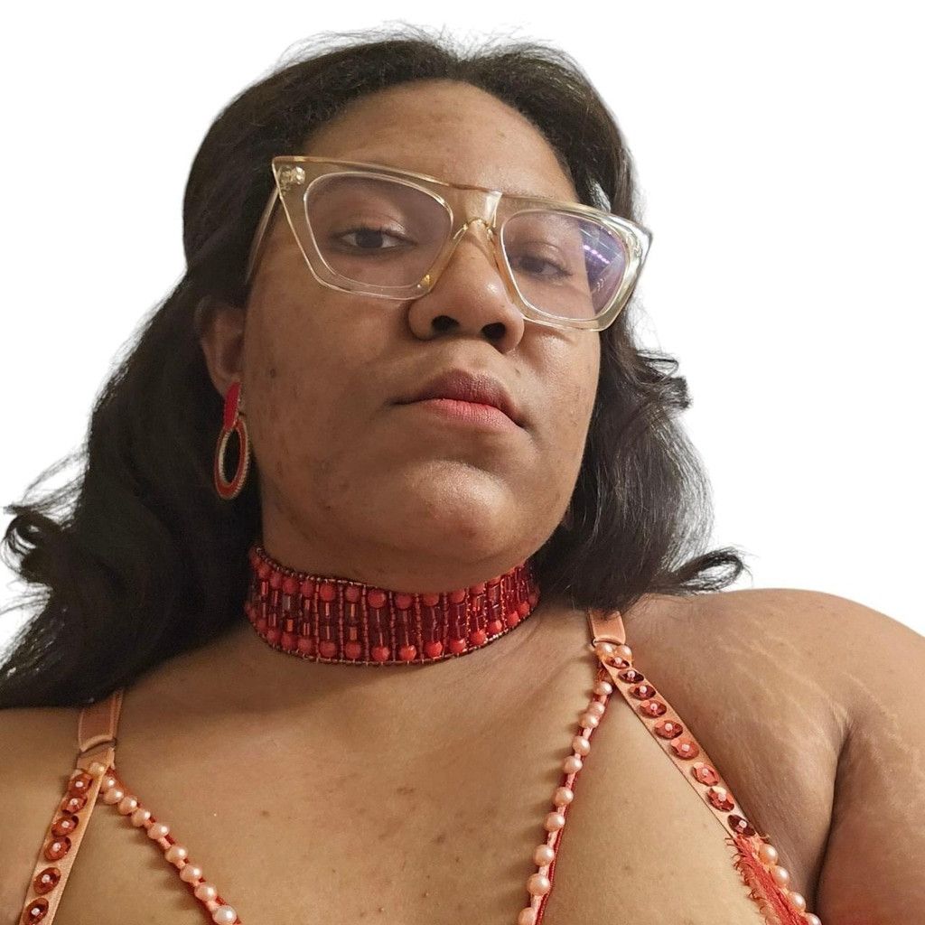 The Unbranded Brand Red Beaded Caged Choker – Handmade Statement Collar Size ONE SIZE - 4 Thumbnail