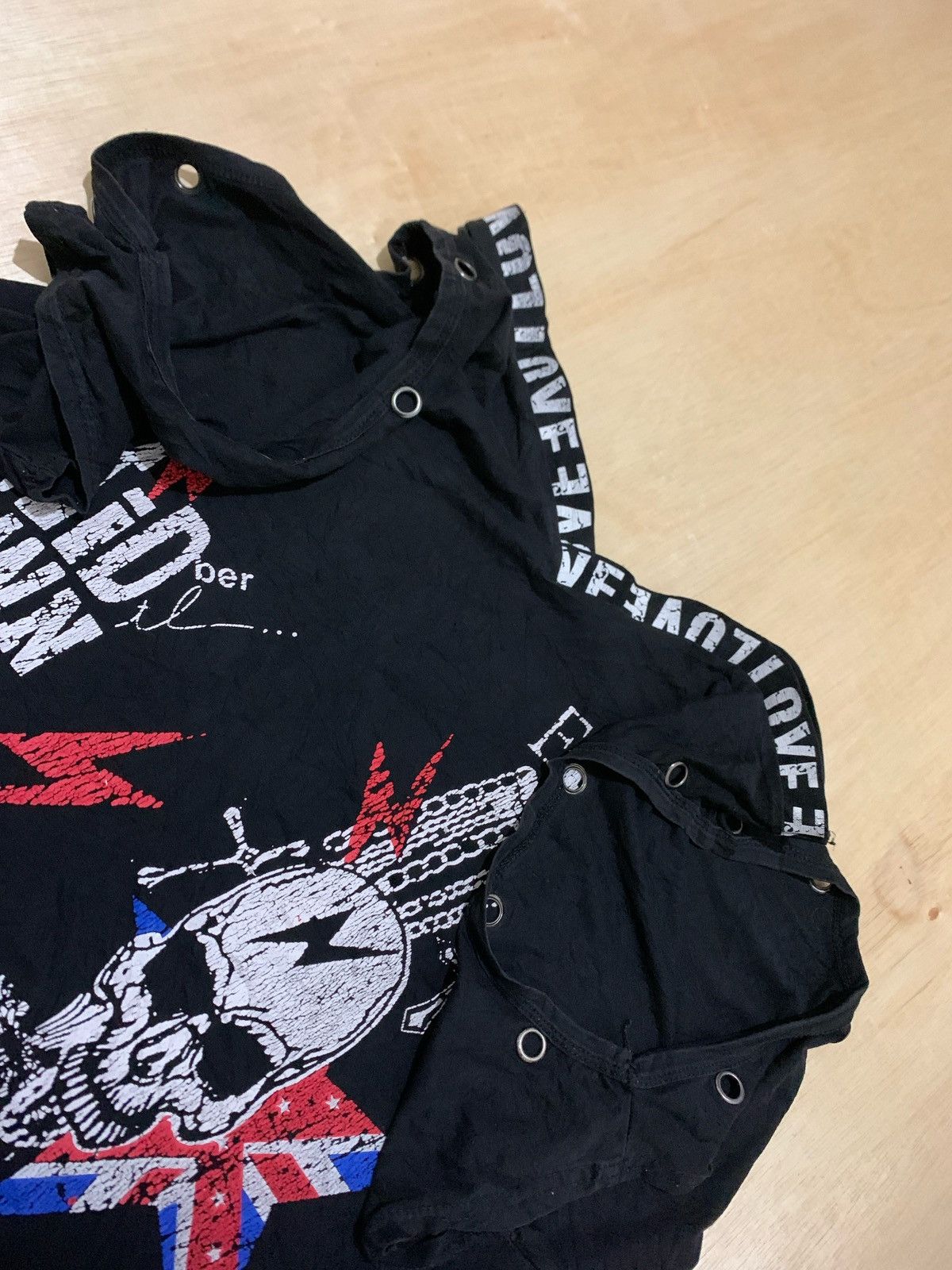 If Six Was Nine × Japanese Brand × Le Grande Bleu (L.G.B.) Vintage Y2k Skull Mid Town Skull Punk style Size ONE SIZE - 6 Thumbnail
