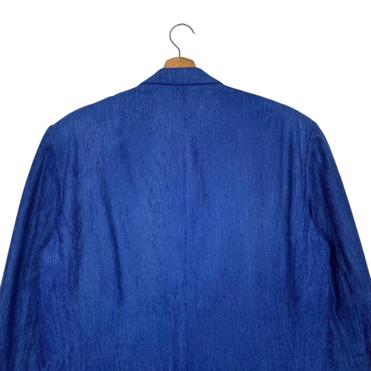 Versace Vintage Blue Gianni Versace Double Breasted Wool Jacket Size US S / EU 44-46 / 1 - 8 Thumbnail