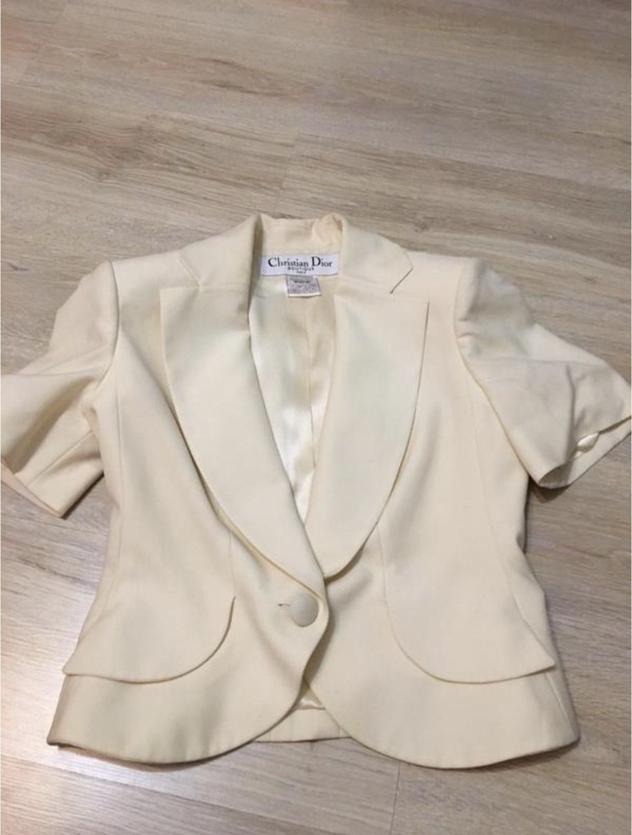 Christian Dior Monsieur Christian Dior Boutique Paris — Rare Vintage Wool Jacket Size M / US 6-8 / IT 42-44 - 1 Thumbnail