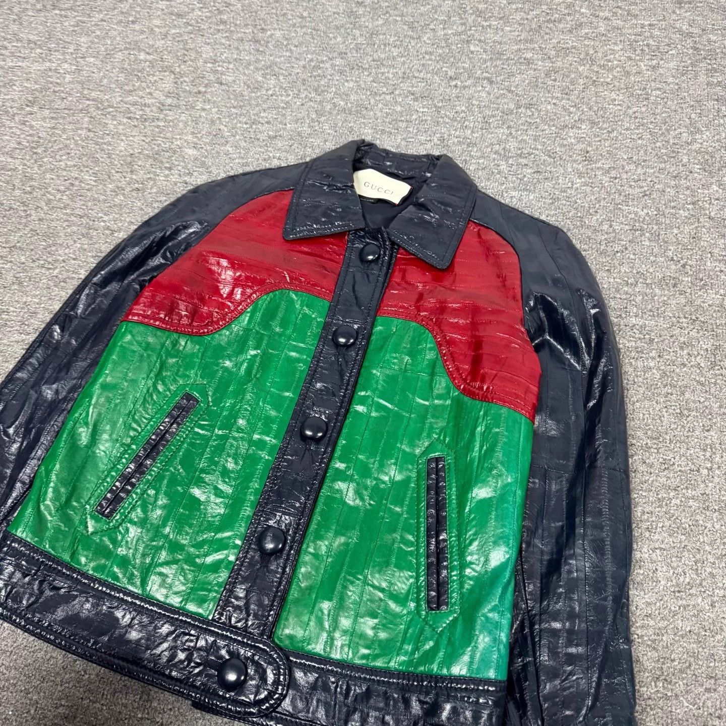 Gucci Gucci SS16 Runway Eel Skin Jacket 38 Size S / US 4 / IT 40 - 4 Thumbnail