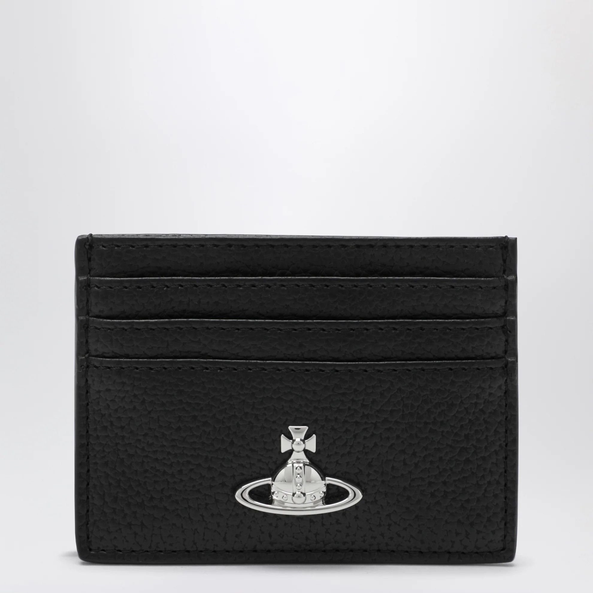 Vivienne Westwood o1d2blof0526 Size: OS / Leather Flat Card Holder in Black Size ONE SIZE - 1 Thumbnail
