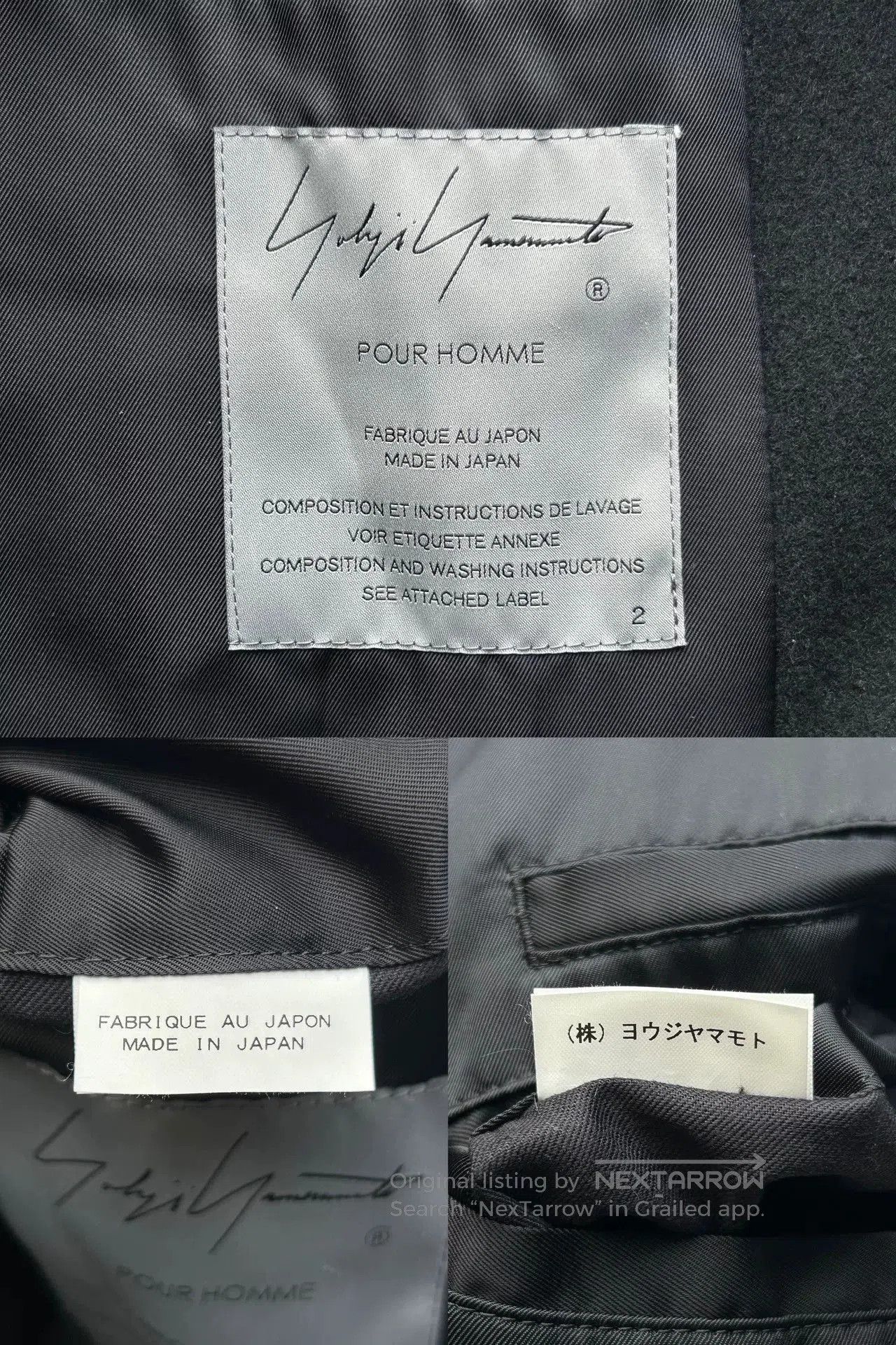 Yohji Yamamoto Yohji Yamamoto Military Style Jacket. Size US M / EU 48-50 / 2 - 9 Thumbnail