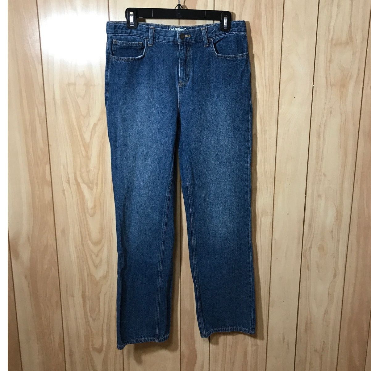 Other Cat & Jack Blue Dark Wash Denim Relaxed Stright Jean 18 Size 40" / US 18 - 1 Thumbnail