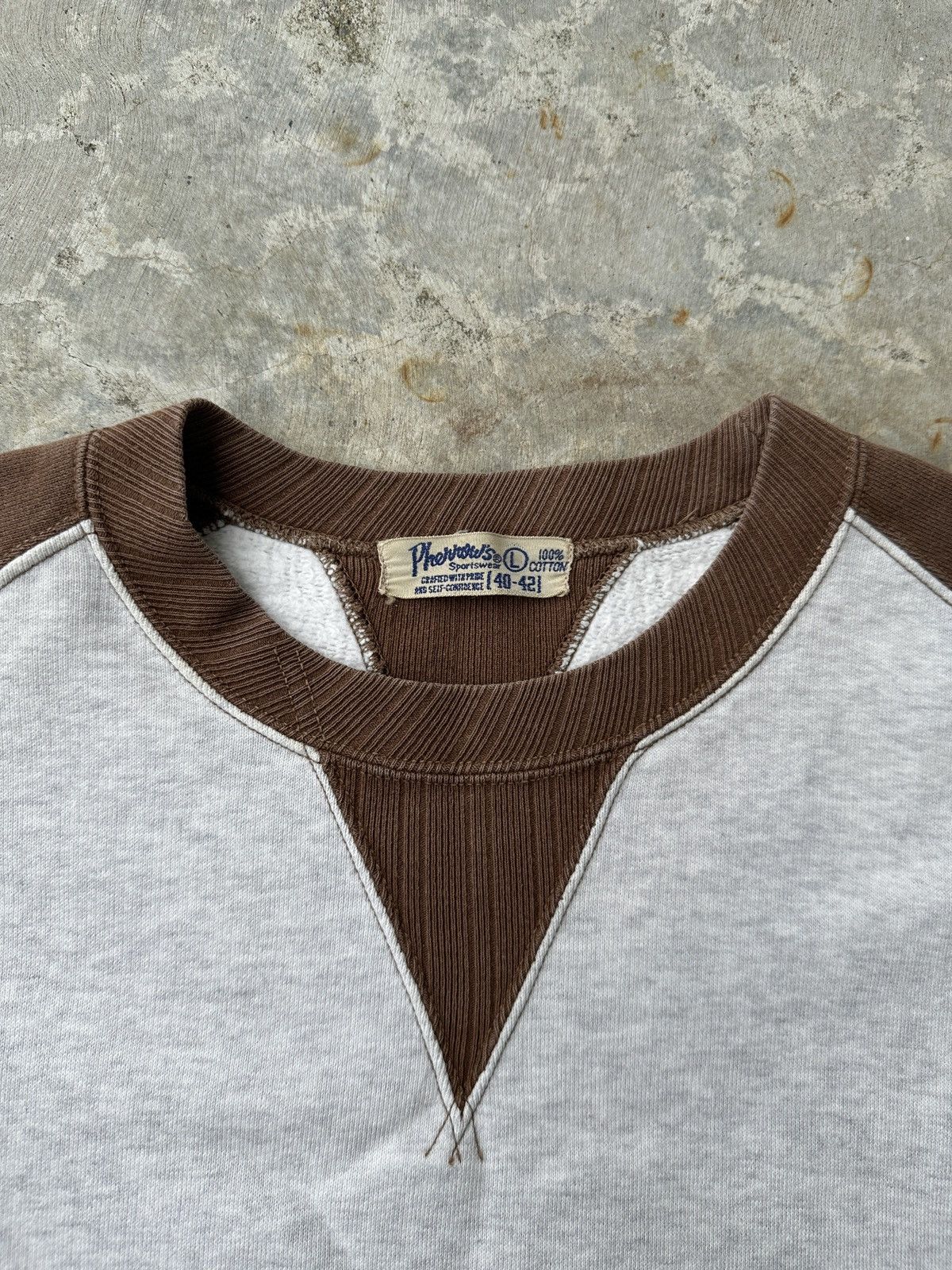 Pherrow's Oatmilk Chocolate 2 TONES Pherrow’s Made in Japan Sweatshirt Size US L / EU 52-54 / 3 - 3 Thumbnail
