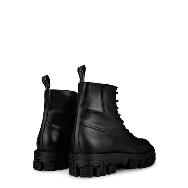 Versace o1g2r1mq0824 Greca Portico Boots in Black Size US 11 / EU 44 - 4 Thumbnail