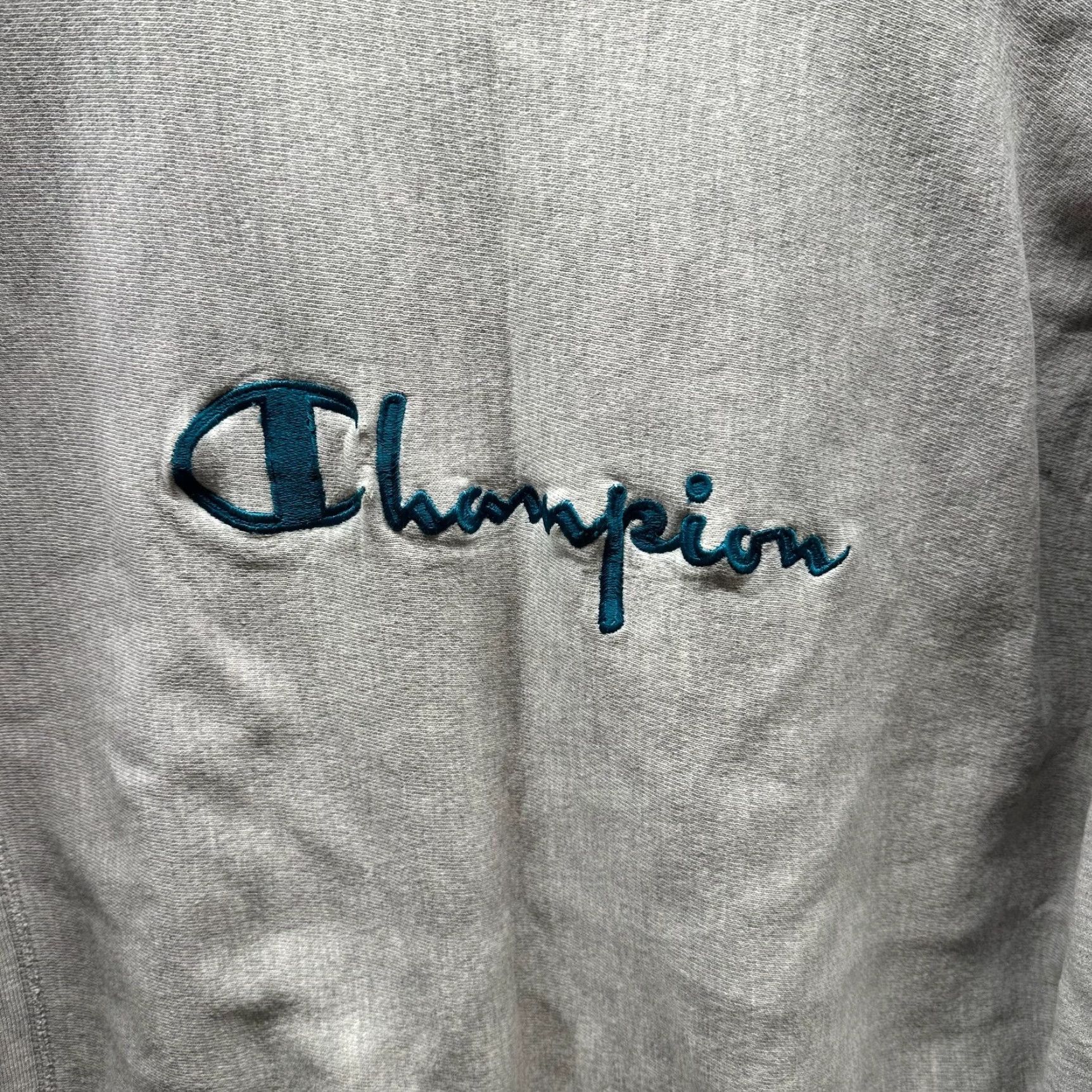 Champion VINTAGE Champion Sweater Mens 2XL Gray Tri Blend Made in USA Reverse Weave Size US XXL / EU 58 / 5 - 2 Thumbnail