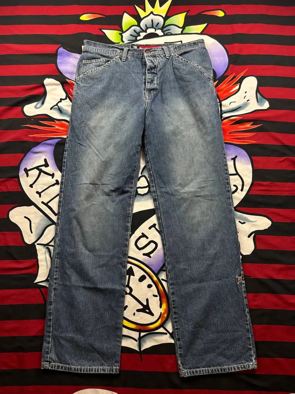 Oakley Oakley Industrial software denim jeans skull Size 36 vintage Size US 36 / EU 52 - 1 Thumbnail