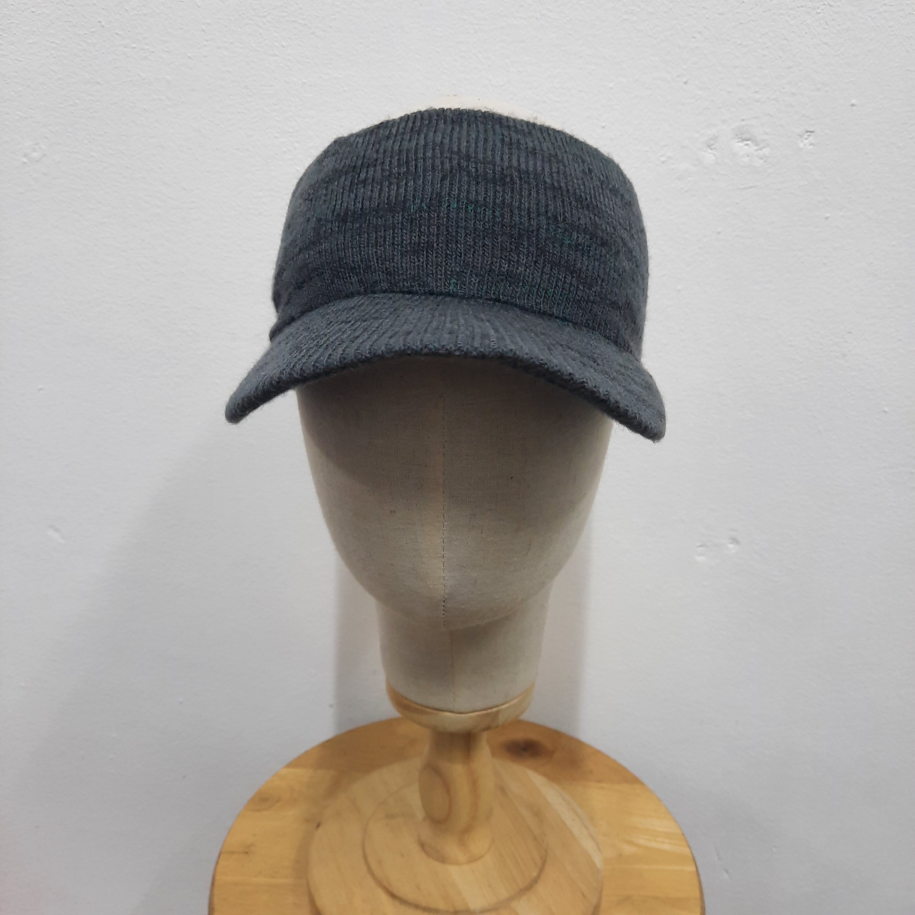Japanese Brand 💥 Vintage japanese brand kissmark racing visor half beanie Size ONE SIZE - 2 Thumbnail