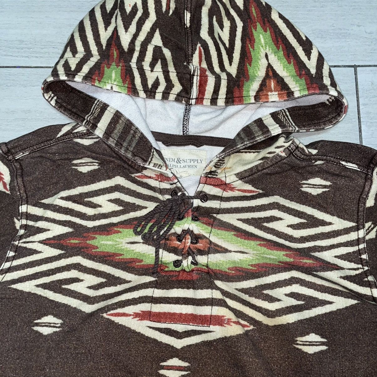 Denim & Supply Ralph Lauren × Polo Ralph Lauren Polo Ralph Lauren Aztec Hoodie Size US L / EU 52-54 / 3 - 3 Thumbnail