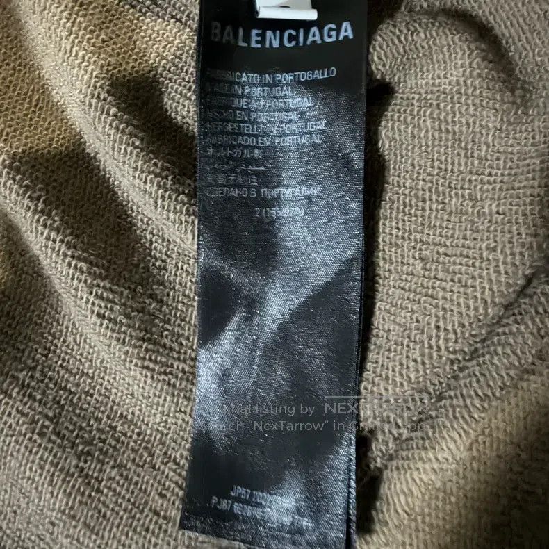 Balenciaga Balenciaga Lightning Crack Print Destroyed Hoodie Sweatshi Size US M / EU 48-50 / 2 - 4 Thumbnail