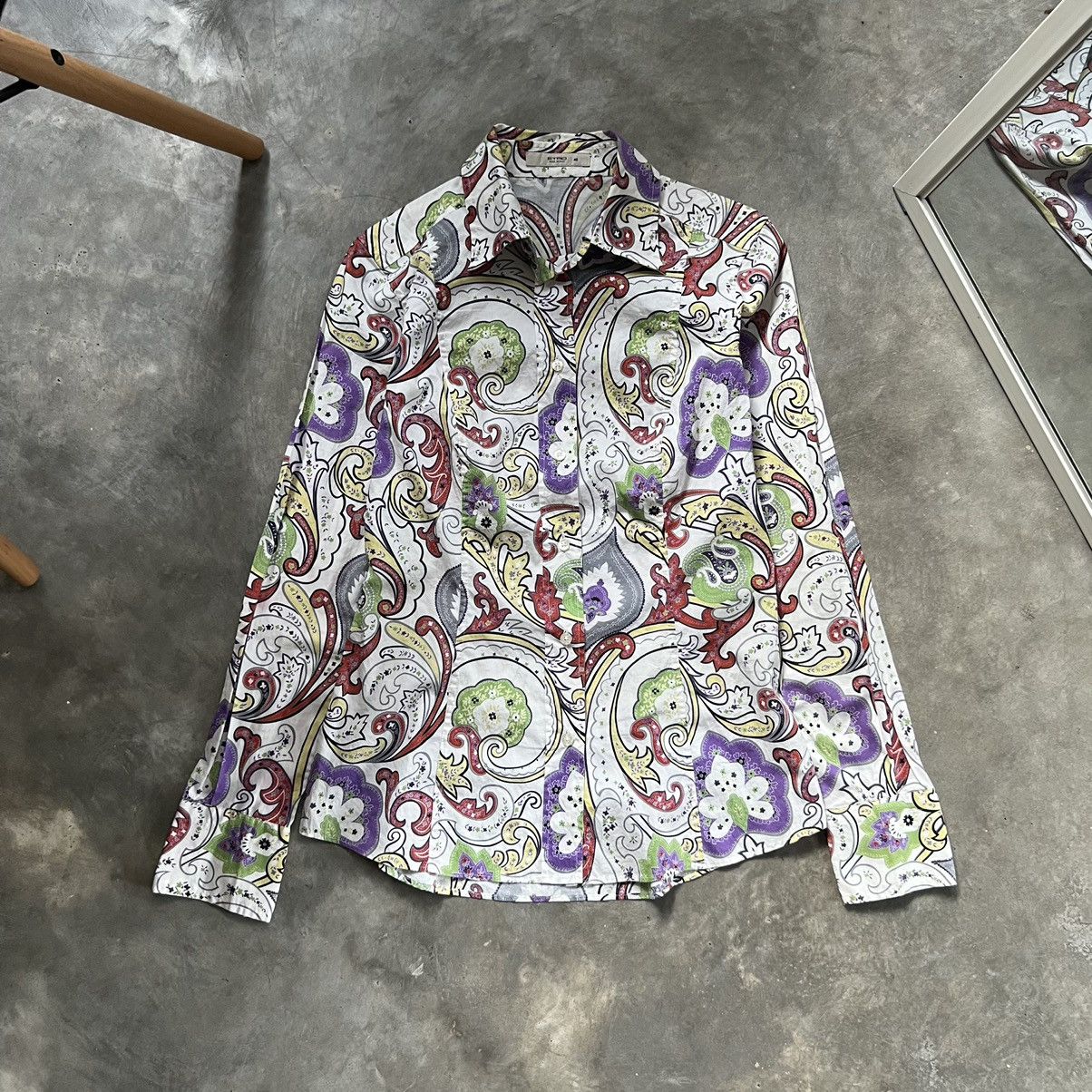 Etro Vintage Etro Paisley Pattern Longsleeve Button up Shirt Size M / US 6-8 / IT 42-44 - 1 Thumbnail