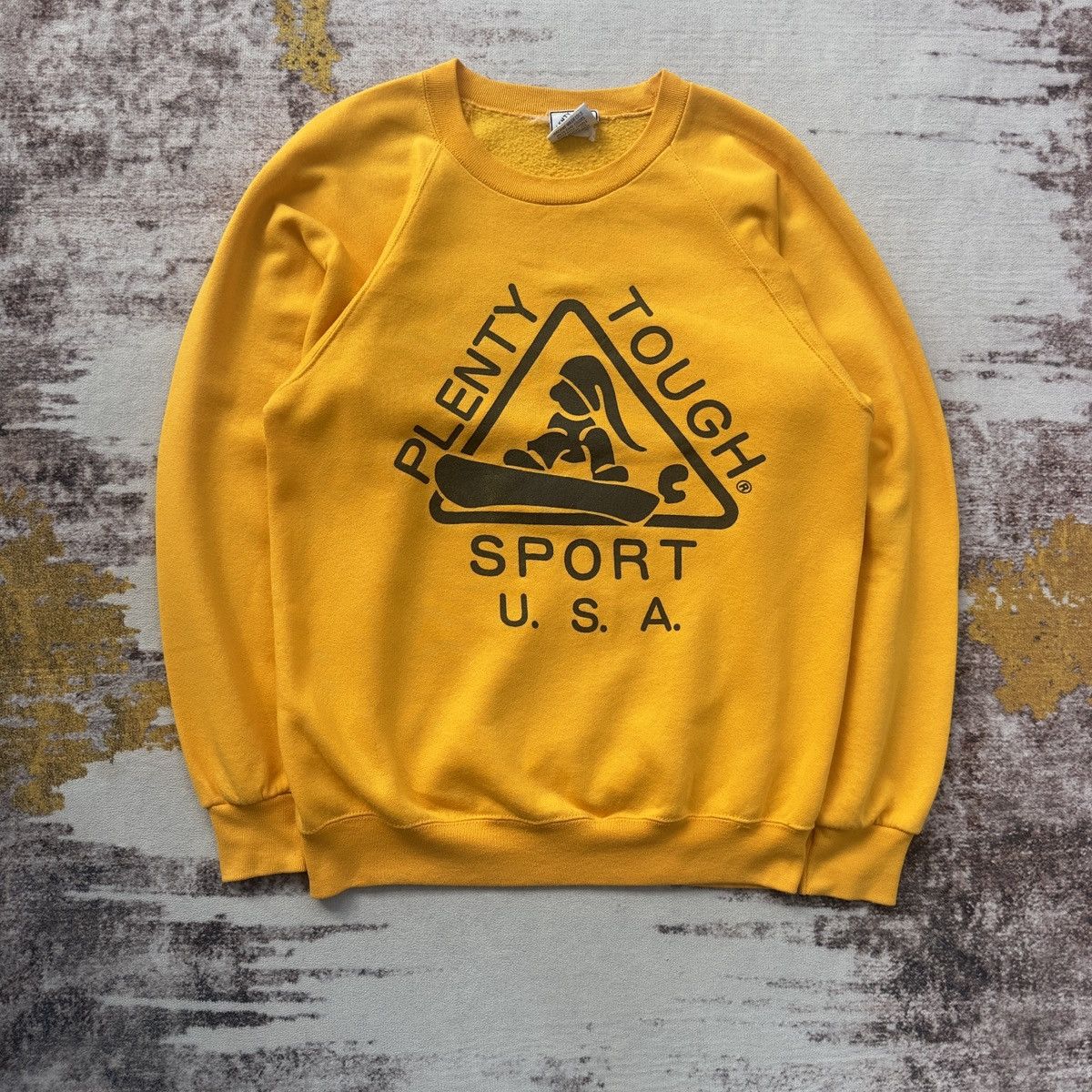 Vintage VINTAGE PLENTY TOUGH SPORT USA LOGO 90’s CREWNECK USA Size US S / EU 44-46 / 1 - 2 Thumbnail