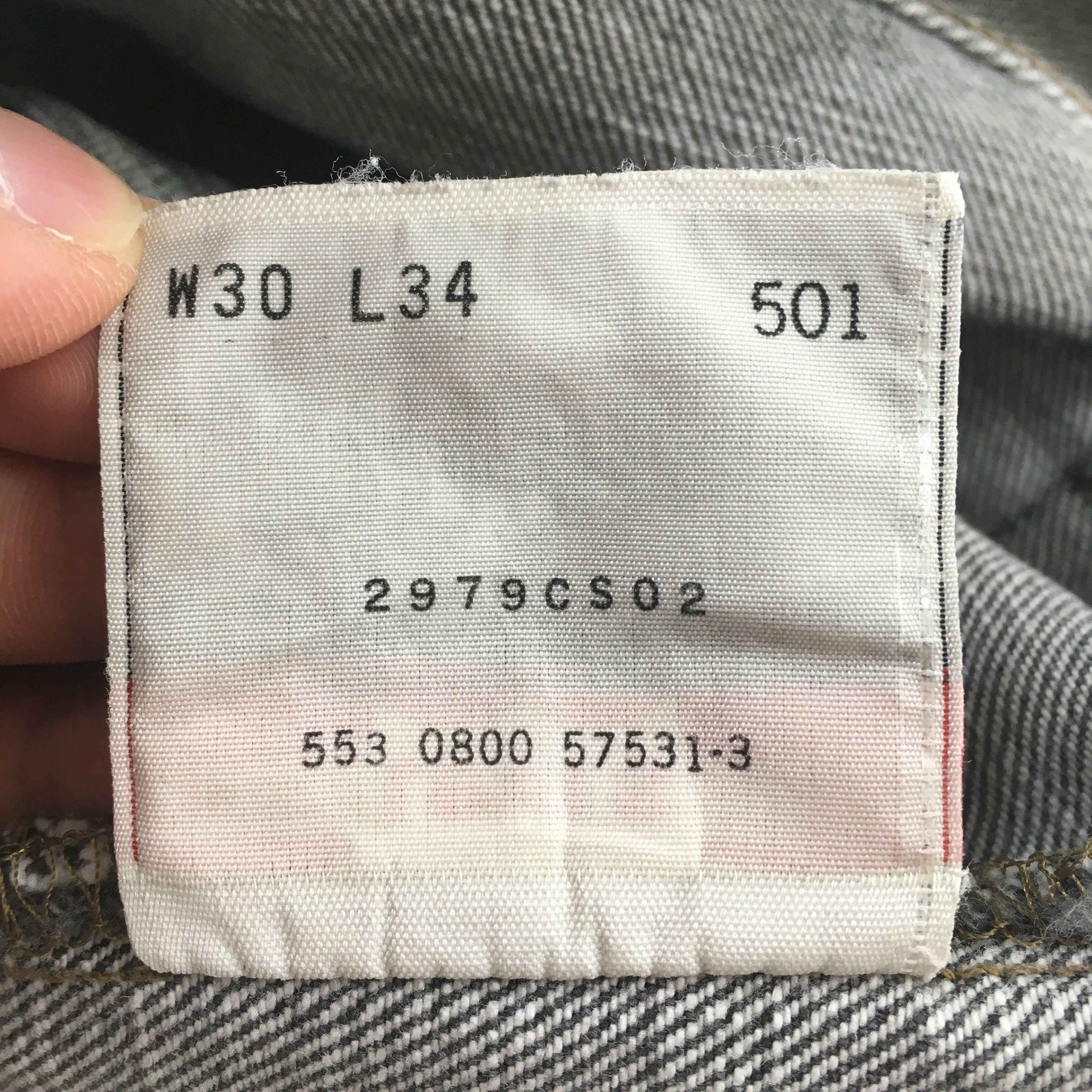 Levi's Size 30x31 Vintage 90s Levi's 501 Faded Black Jeans S1938 Size US 30 / EU 46 - 15 Thumbnail