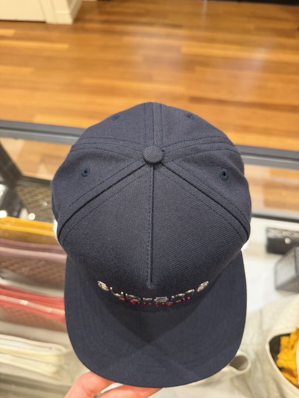 Supreme Supreme New York Snap Back Hat - Navy Size ONE SIZE - 5 Thumbnail