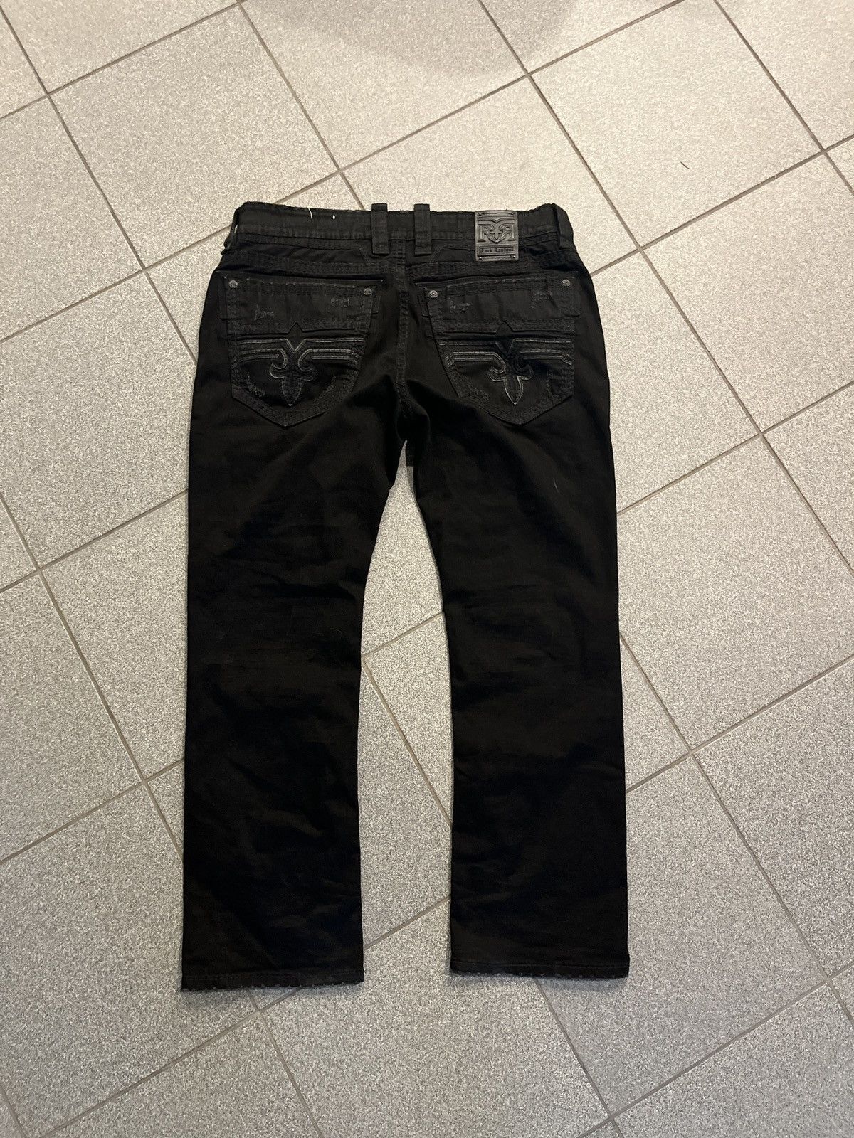 Rick revival black bootcut denim