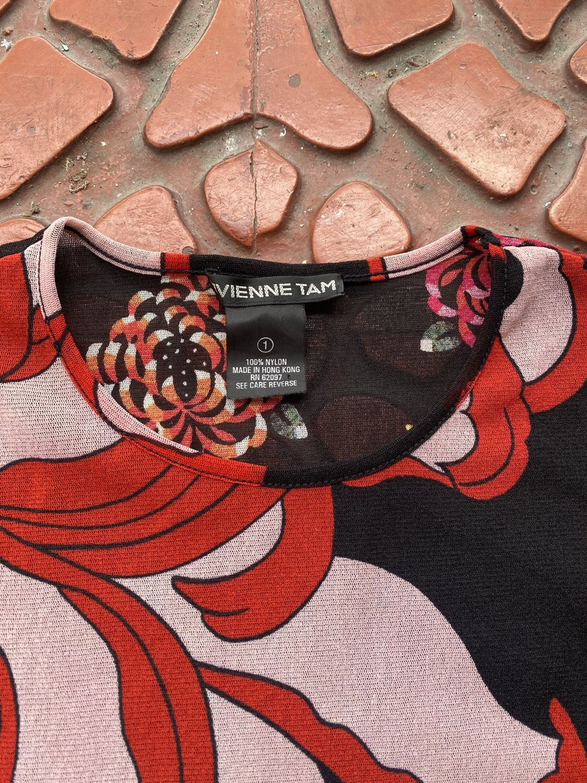 Vivienne Tam VIVIENNE TAM 90s - FLOWER PRINT MESH SHORT SLEEVES SHIRT Size M / US 6-8 / IT 42-44 - 6 Thumbnail