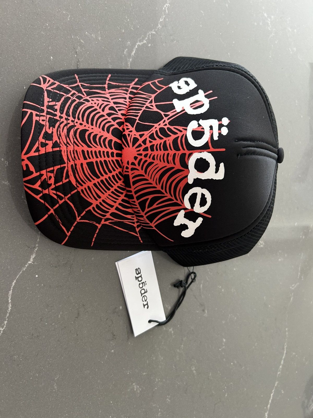 Sp5der SP5DER OG Web V2 Trucker Hat Size ONE SIZE - 7 Thumbnail