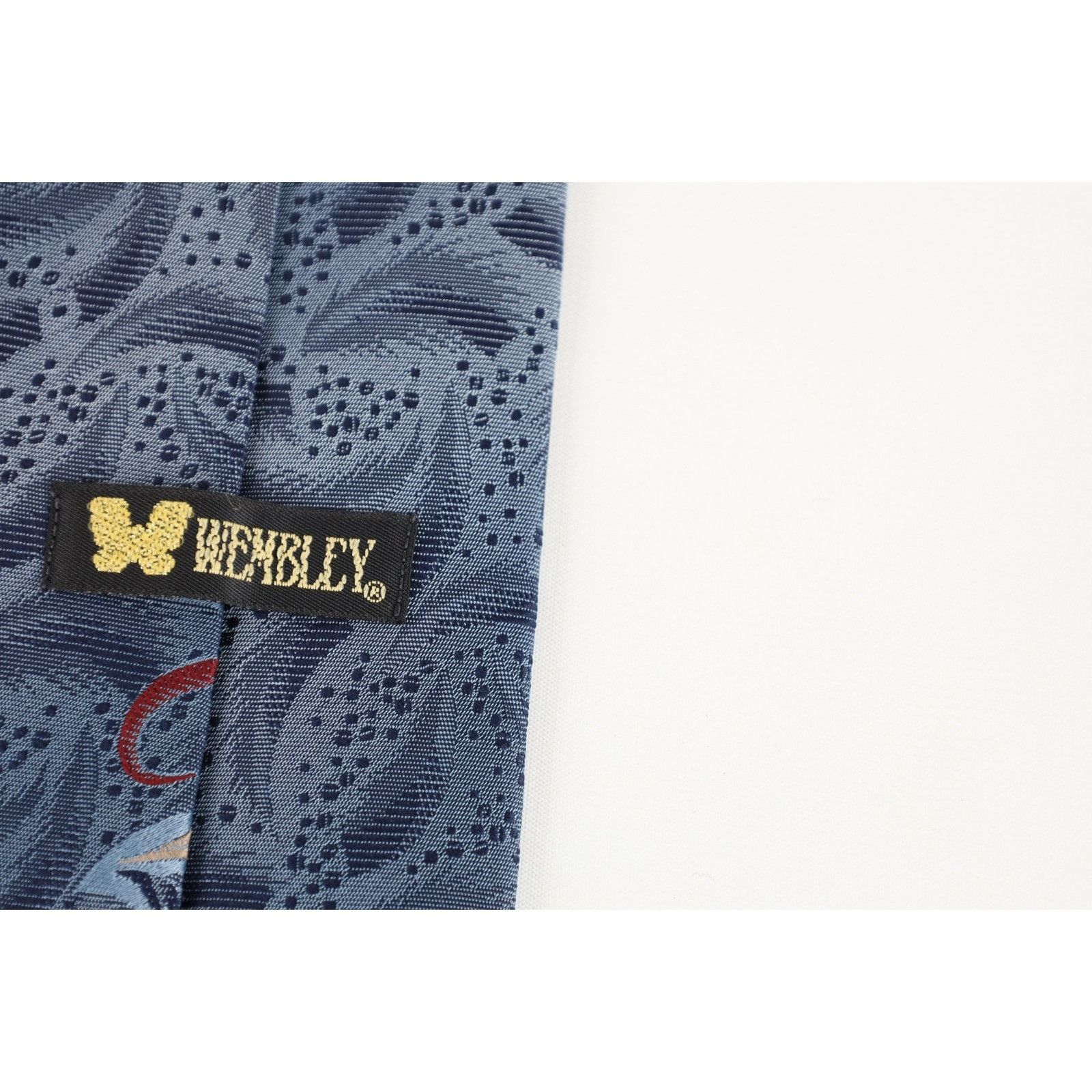 Vintage Vintage 90s Streetwear Geometric Feather Neck Tie Wedding Size ONE SIZE - 6 Thumbnail