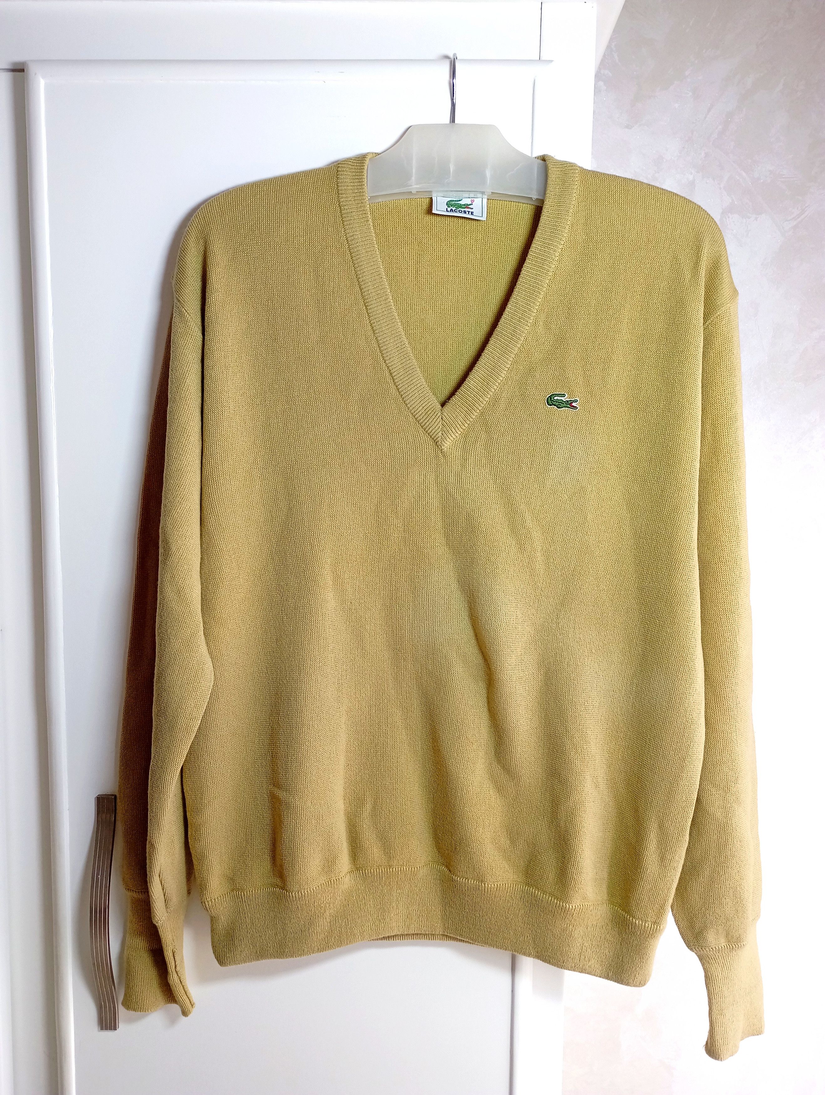 Lacoste × Vintage Lacoste Sweater knit Crew Neck XL Size US XL / EU 56 / 4 - 1 Thumbnail