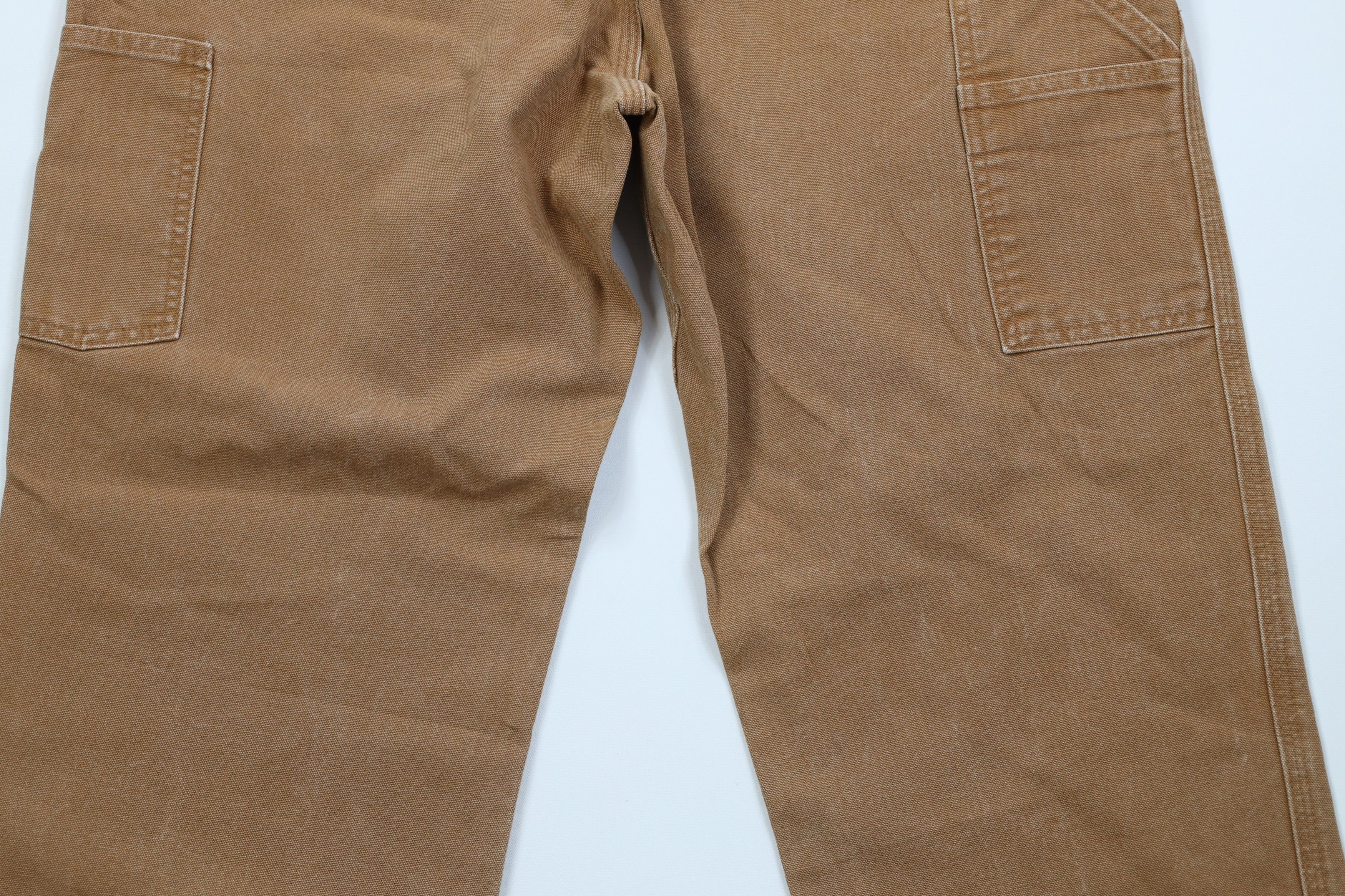 Carhartt Vintage Y2K Carhartt Relaxed Canvas Wide Leg Dungaree Pants Size US 36 / EU 52 - 13 Thumbnail
