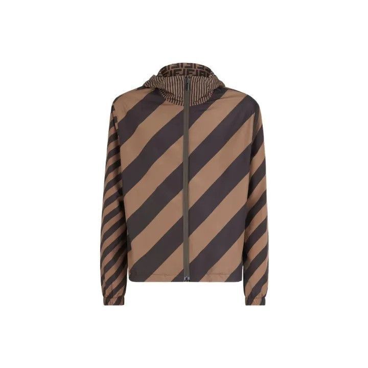 Fendi Fendi Reversible Logo Hoodie Jacket for Men -2507 Size US M / EU 48-50 / 2 - 1 Thumbnail