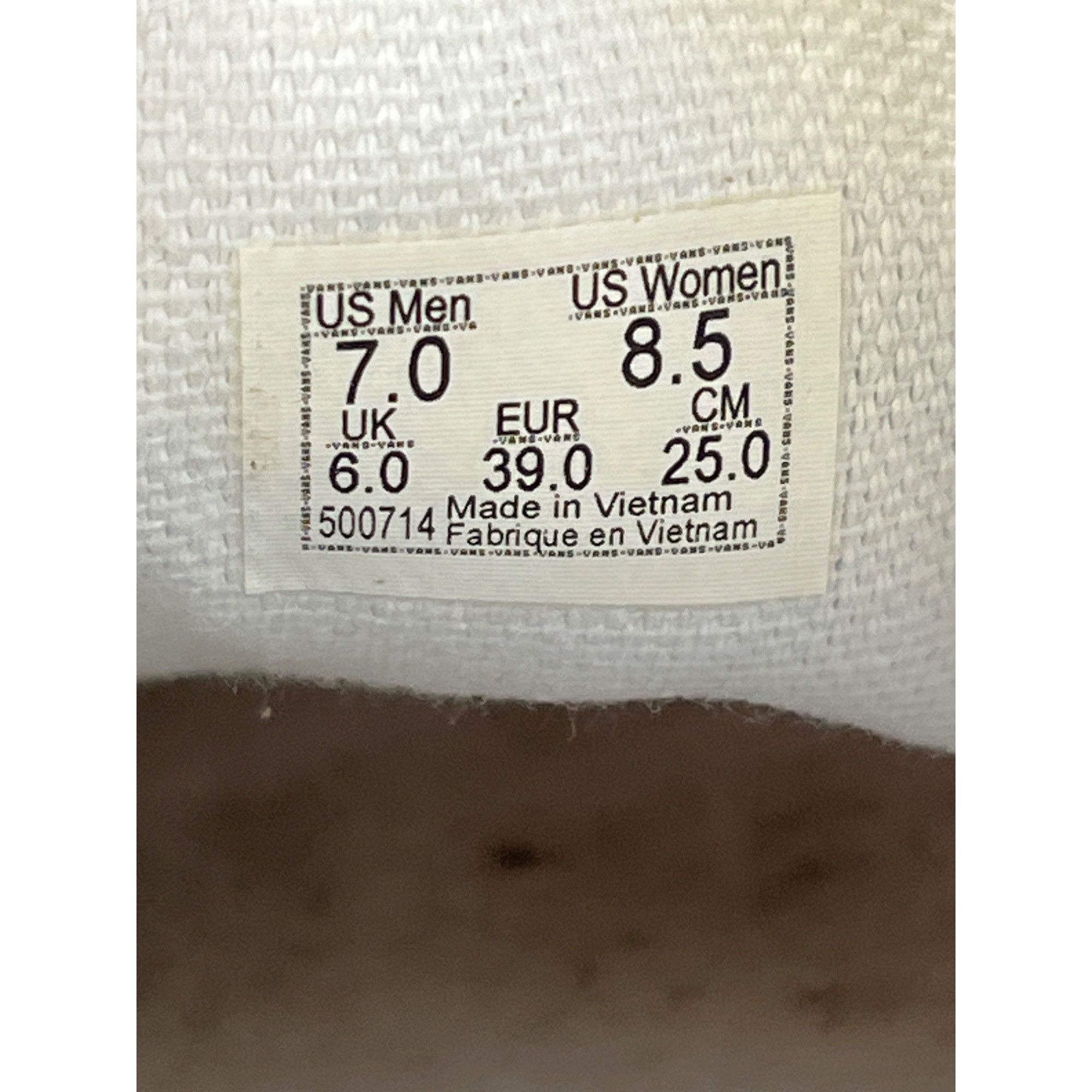 Vans Vans Unisex Pink Hand Drawn Slip-on Sneakers Size M7 & W8.5 Size US 8.5 / IT 38.5 - 7 Thumbnail