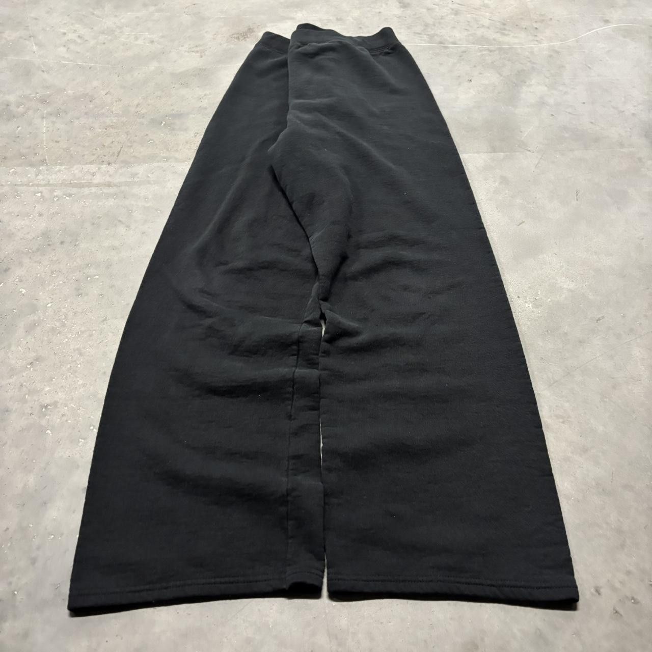 Japanese Brand × Vintage Crazy Vintage Y2K/2000s Black Essential Sweatpants! Size US 30 / EU 46 - 3 Thumbnail