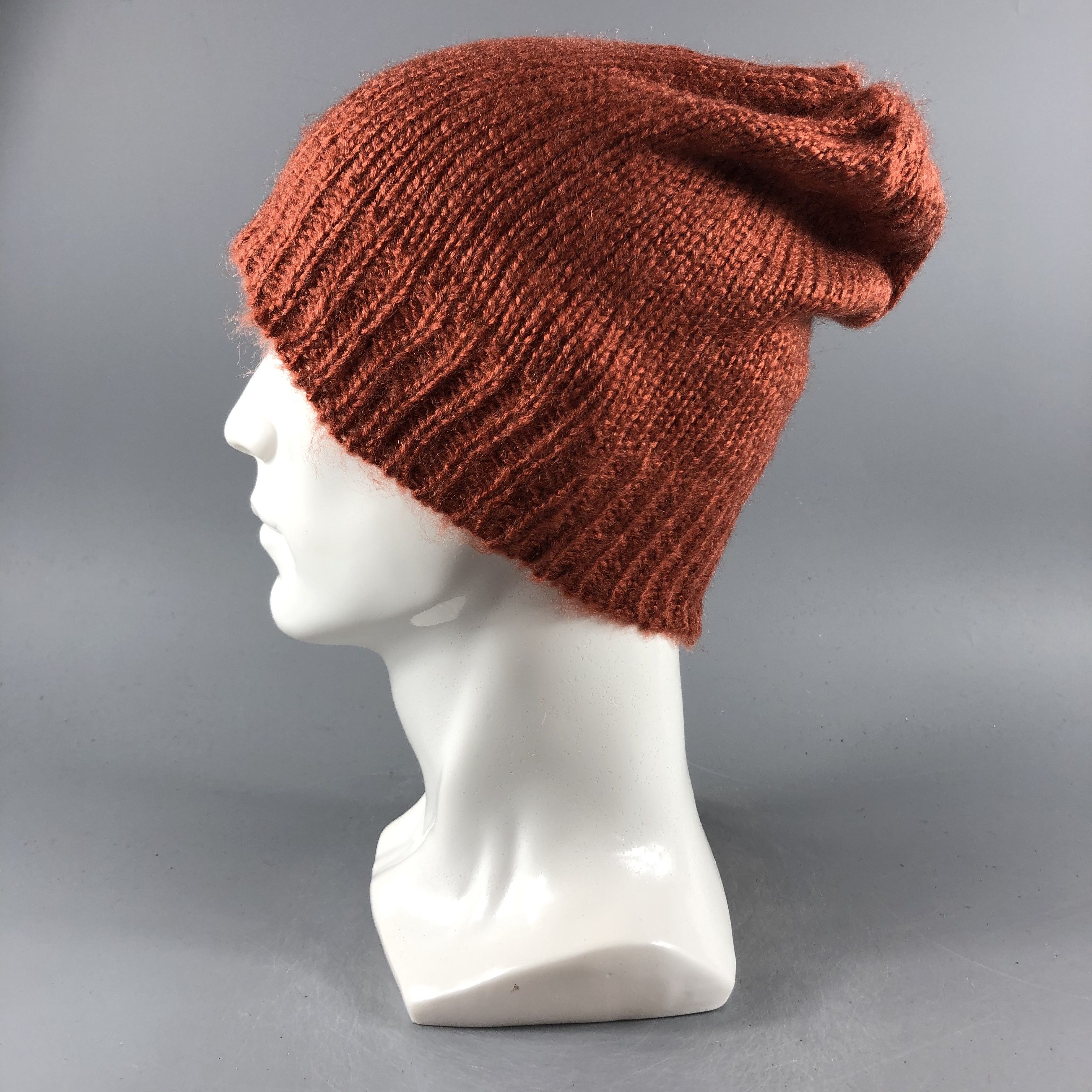Japanese Brand × Vintage Womens Unknown Cuffless Beanie Snow Hat Snow Cap -D746 Size ONE SIZE - 1 Thumbnail