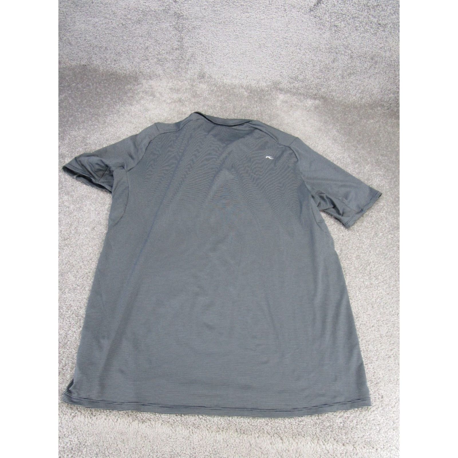 KJUS Kjus Polo Shirt Mens XL Gray Striped Short Sleeve Stretch Golf Polo Mens Size US XL / EU 56 / 4 - 3 Thumbnail