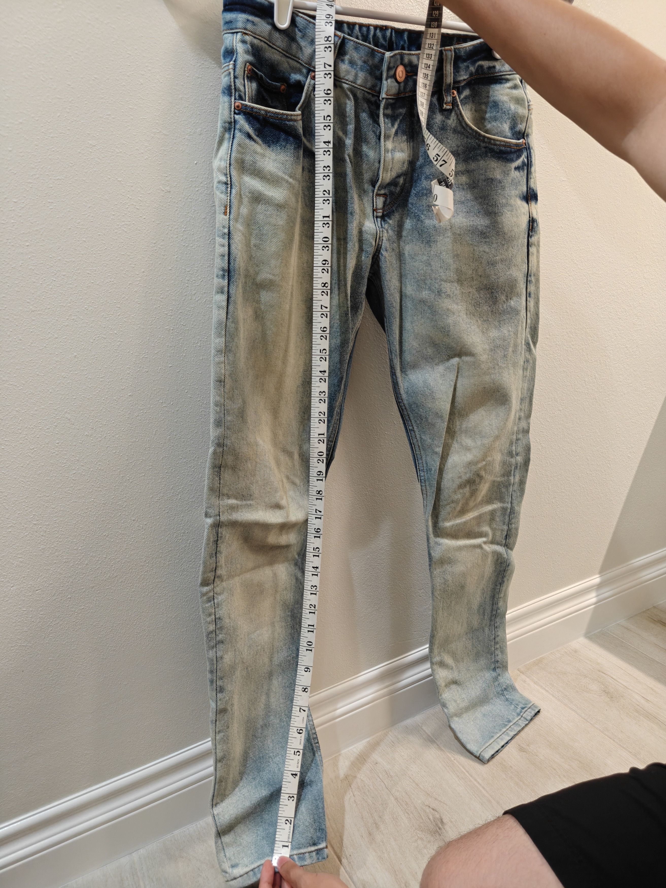 Asos Asos Acid Washed Denim Size US 30 / EU 46 - 4 Thumbnail