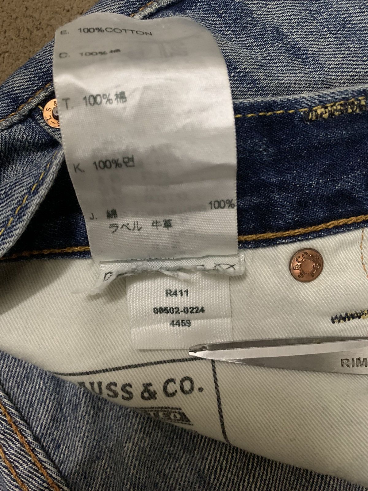 Levi's Vintage Clothing Vintage Y2K Levis 502 Blue Washed Loose Straight Jeans 32x29 Size US 32 / EU 48 - 20 Thumbnail