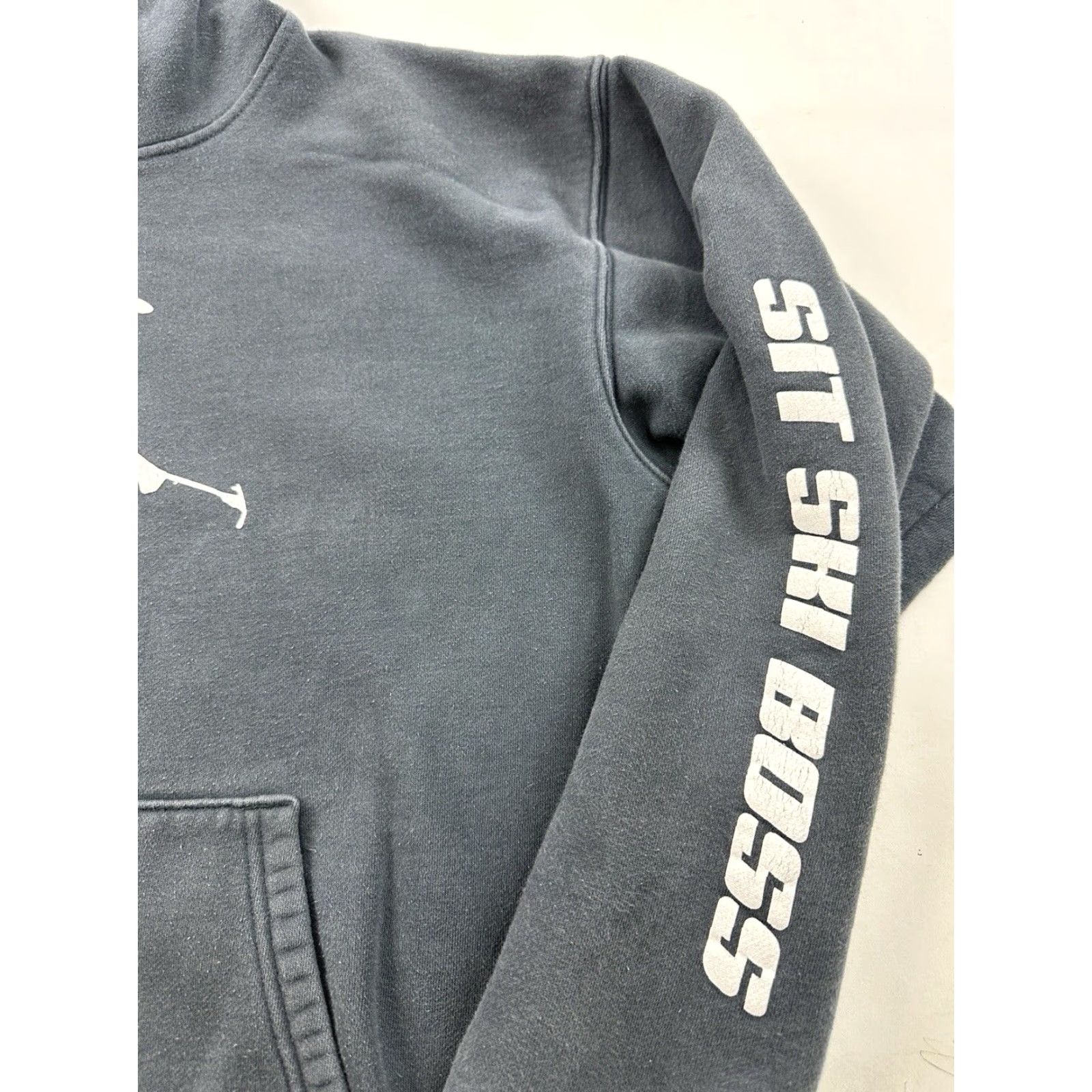 Eddie Bauer VINTAGE Eddie Bauer Hoodie Mens Large Gray Trevor Kennison Sit Ski Boss Size US L / EU 52-54 / 3 - 3 Thumbnail