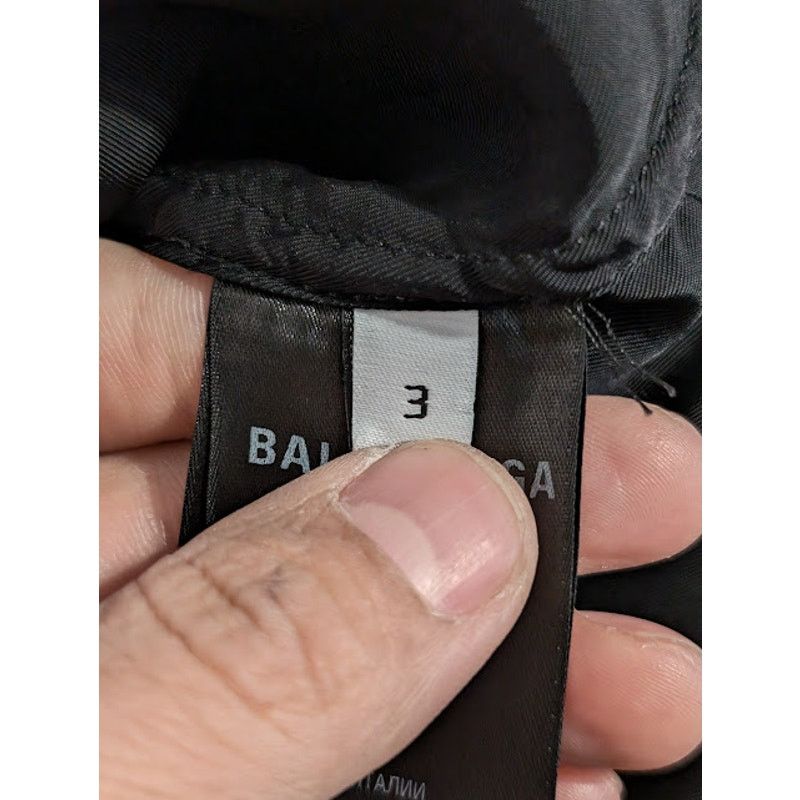 Balenciaga o1rshd1 Buffalo Check Flannel Shirt in Black/Grey 3 Size US L / EU 52-54 / 3 - 17 Thumbnail