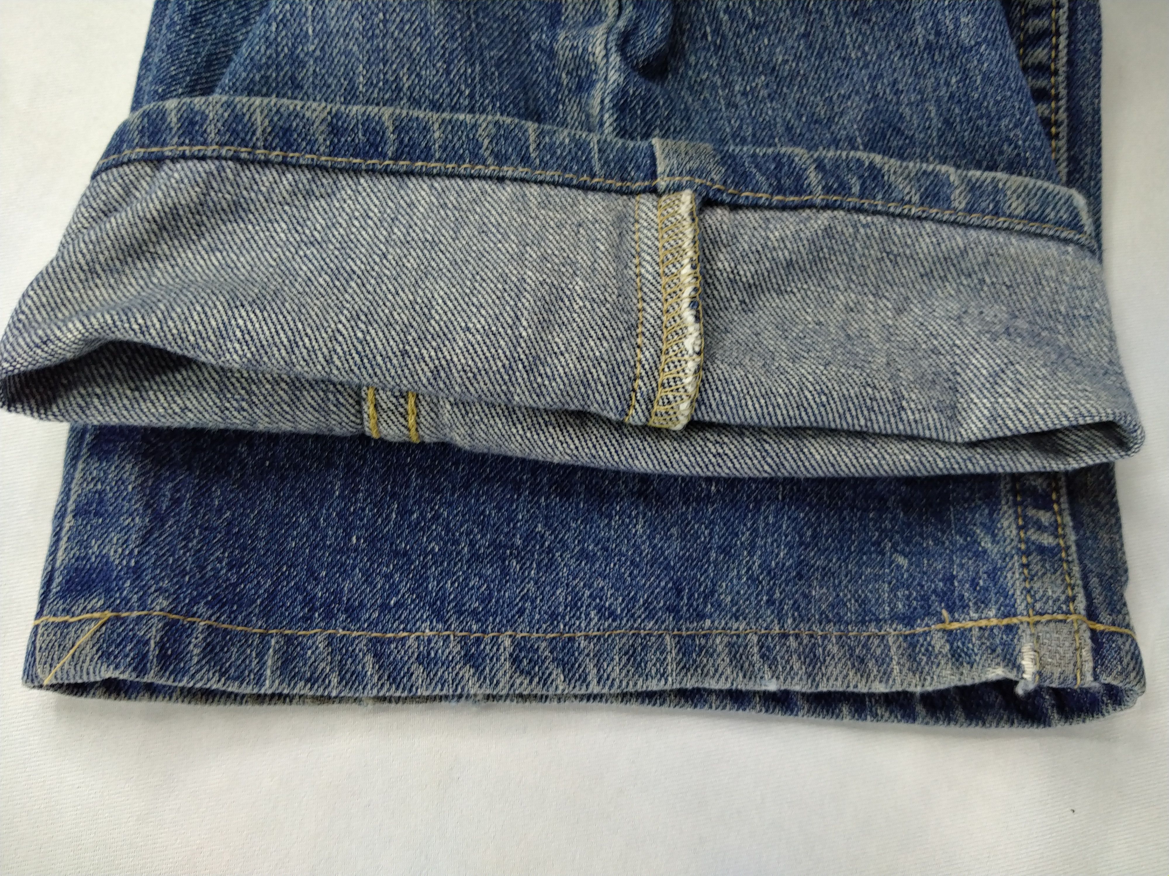 Levi's Blue Levi's 505 Distressed Denim 33x29.5 -JN192 Size US 33 - 16 Thumbnail