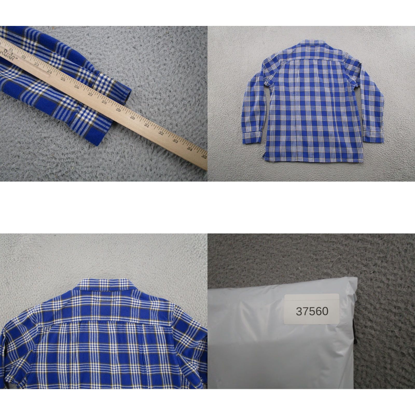 Vintage Duluth Free Swingin’ Flannel Shirt Women’s M Blue 65505 Button-Up Plaid All Seasons Casual Workwear Autumn Winter Mens? Wait. End. Size M / US 6-8 / IT 42-44 - 8 Thumbnail