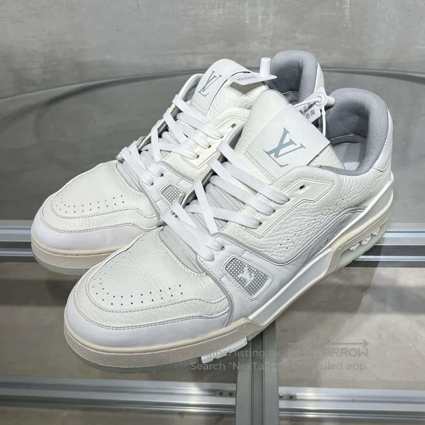 Louis Vuitton Louis Vuitton Trainer White Cement shoes Size US 8.5 / EU 41-42 - 1 Thumbnail