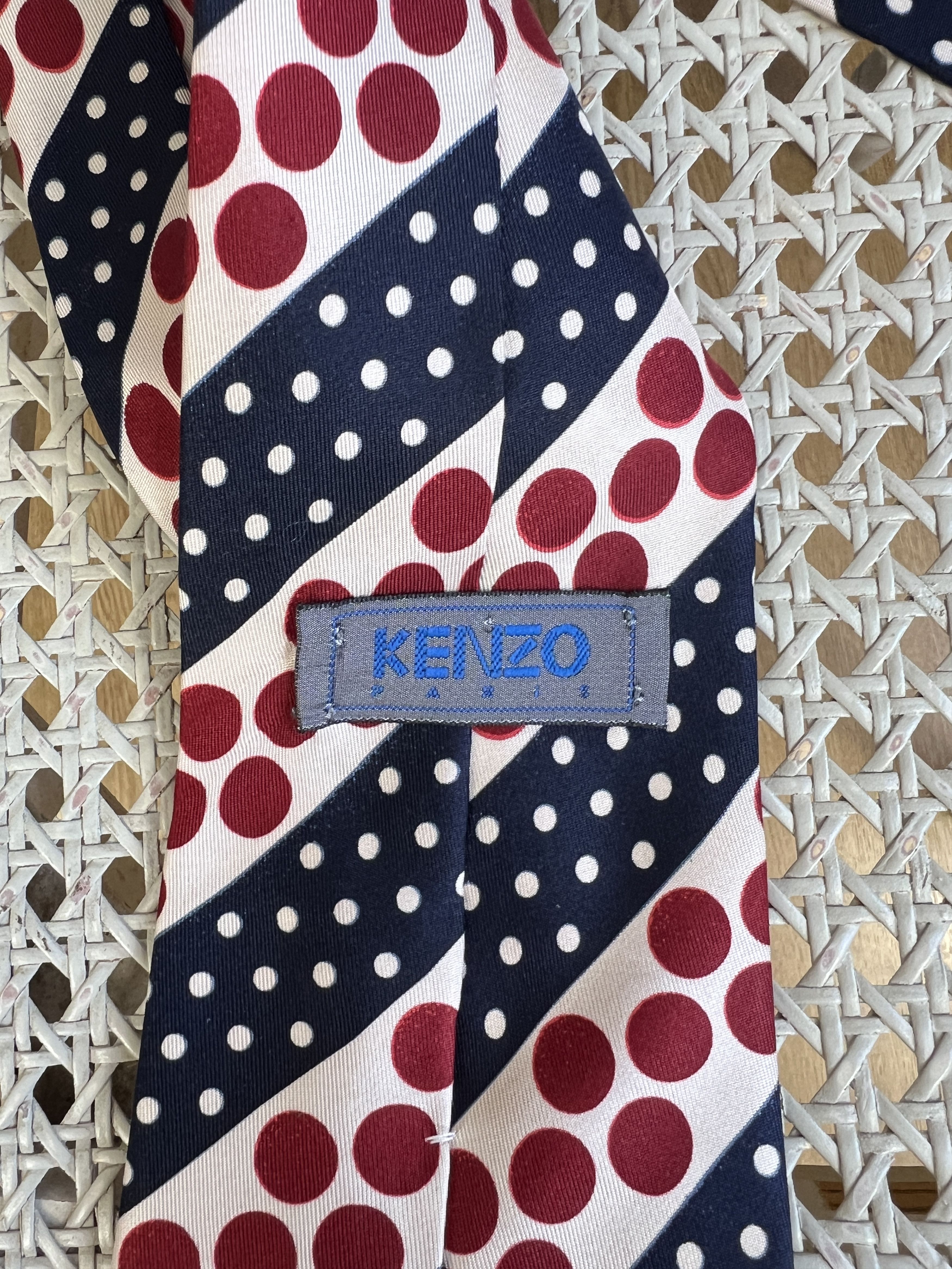 Kenzo VINTAGE KENZO PARIS ABSTRACT TIE Size ONE SIZE - 5 Thumbnail