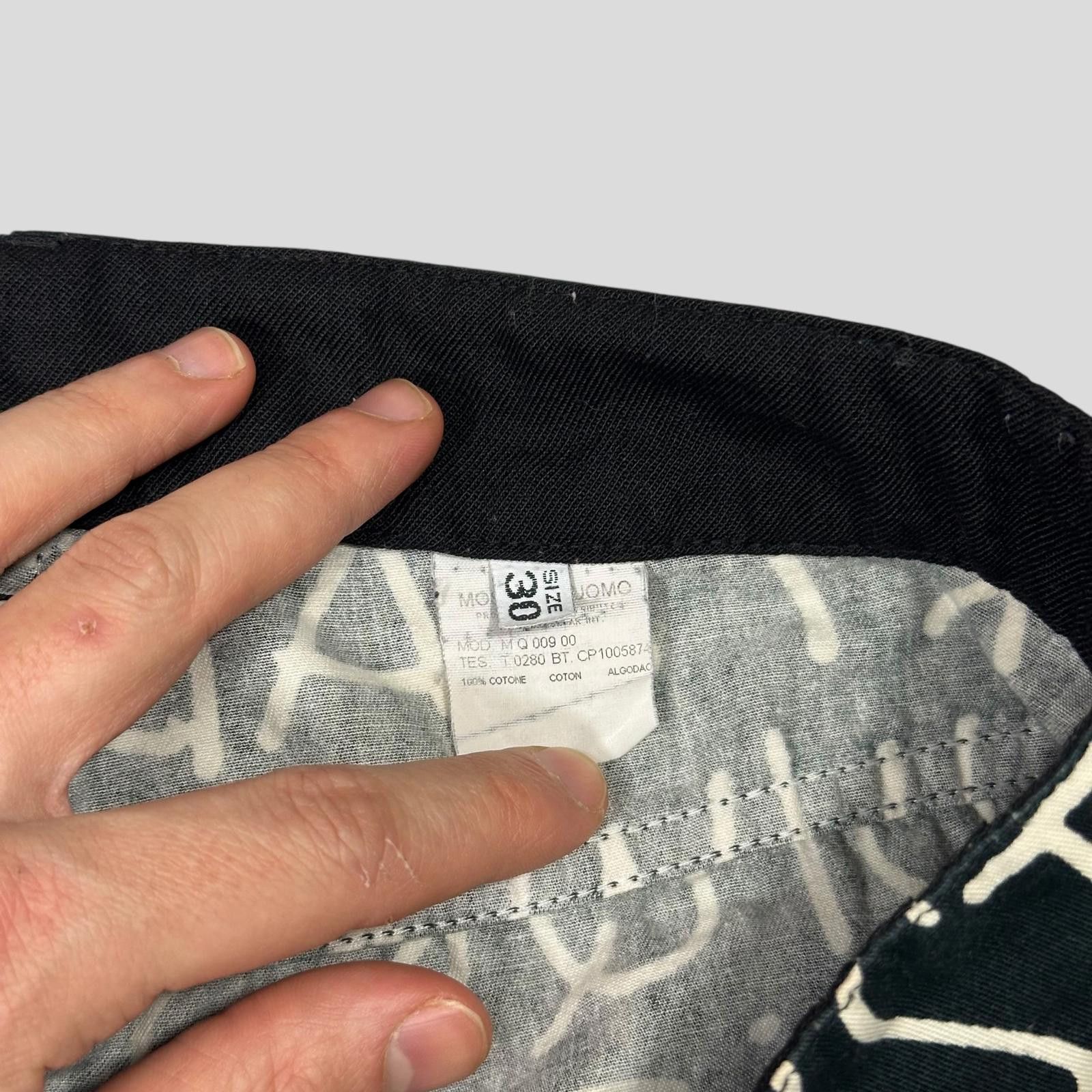 Moschino Moschino Jeans 00’s ABC Alphabet Black Jeans - 31 Size US 32 / EU 48 - 7 Thumbnail
