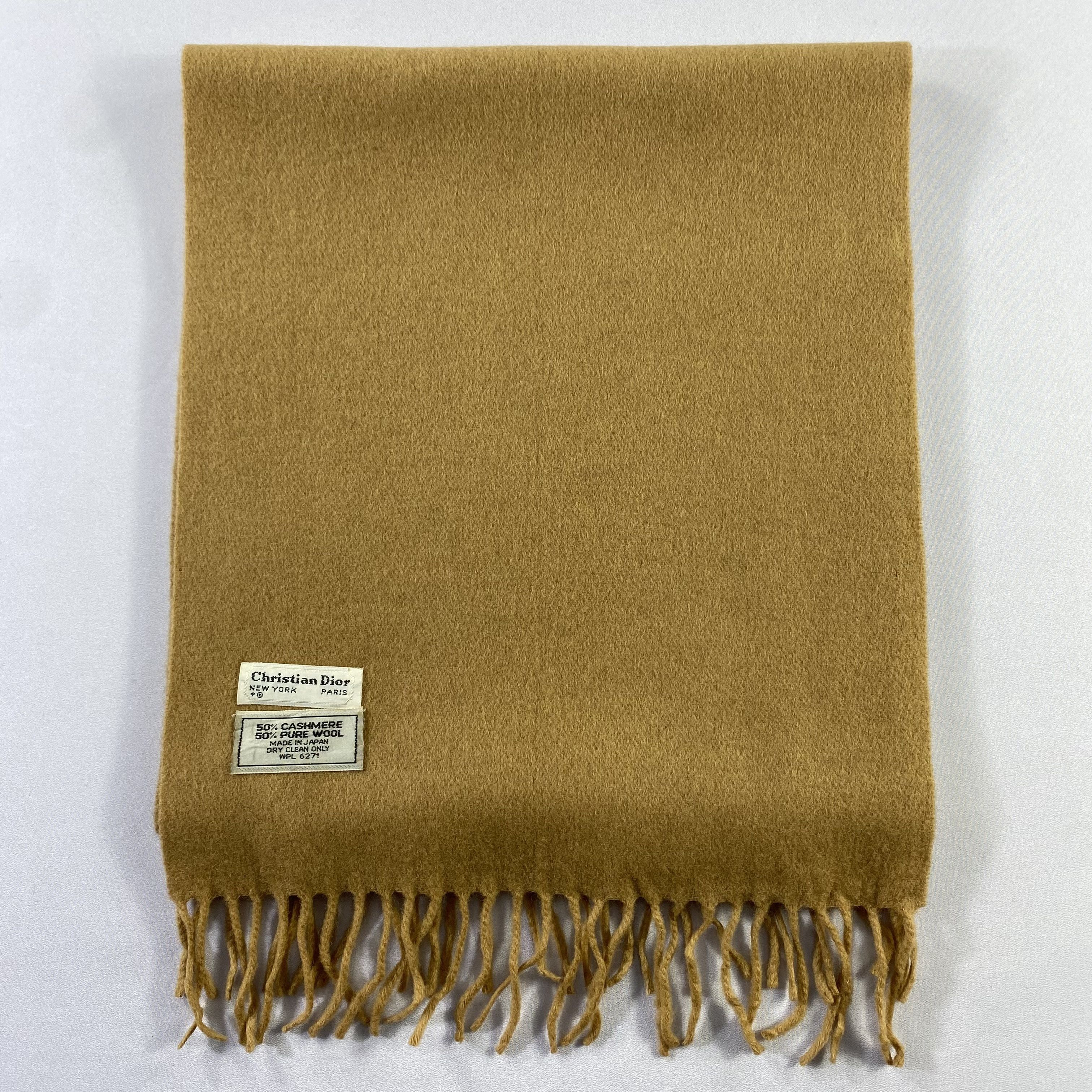 Christian Dior Monsieur × Vintage Christian Dior Scarf Neck Wrap Cashmere Muffler Size ONE SIZE - 2 Thumbnail