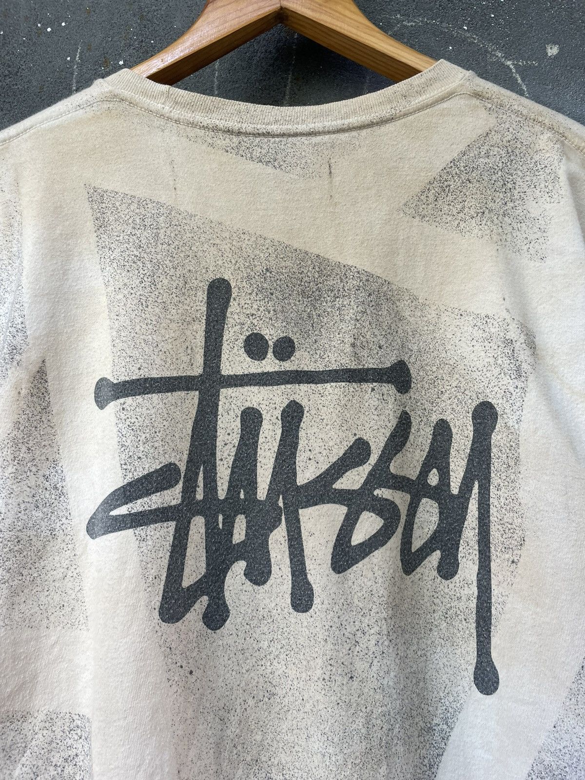 Stussy × Vintage Vintage Stussy Short Shirt Y2K Custom 90’s Big Logo Printed Size US L / EU 52-54 / 3 - 5 Thumbnail