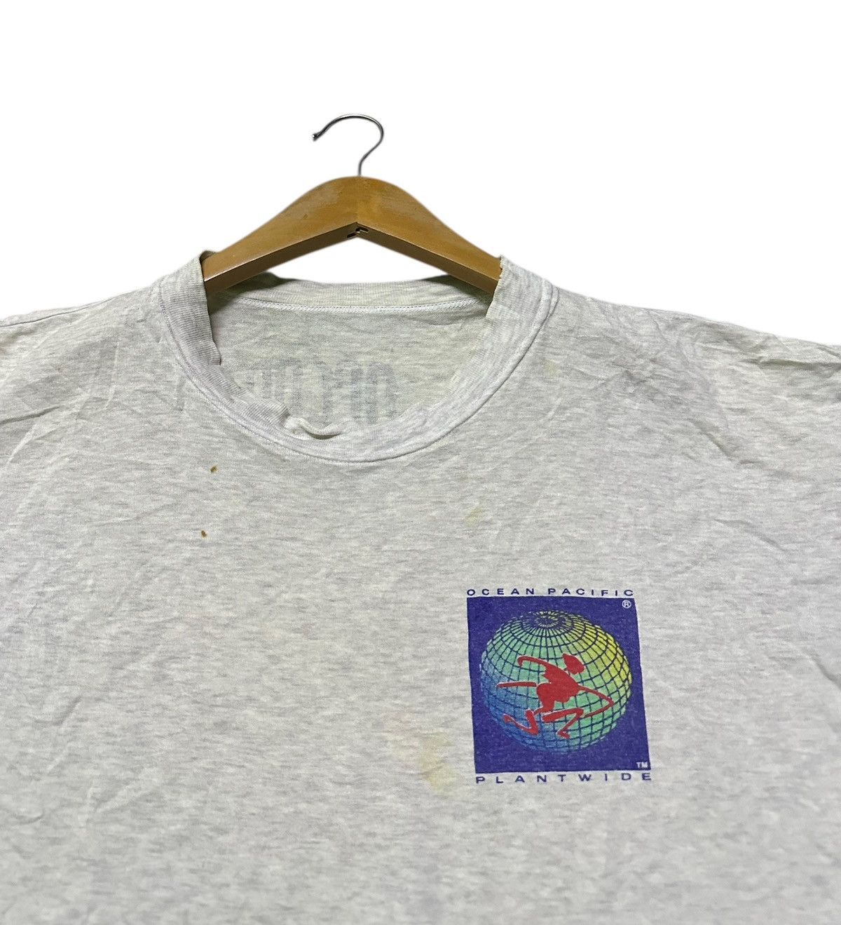 Ocean Pacific Vintage Ocean pacific plantwide backhit tshirt Size US L / EU 52-54 / 3 - 4 Thumbnail