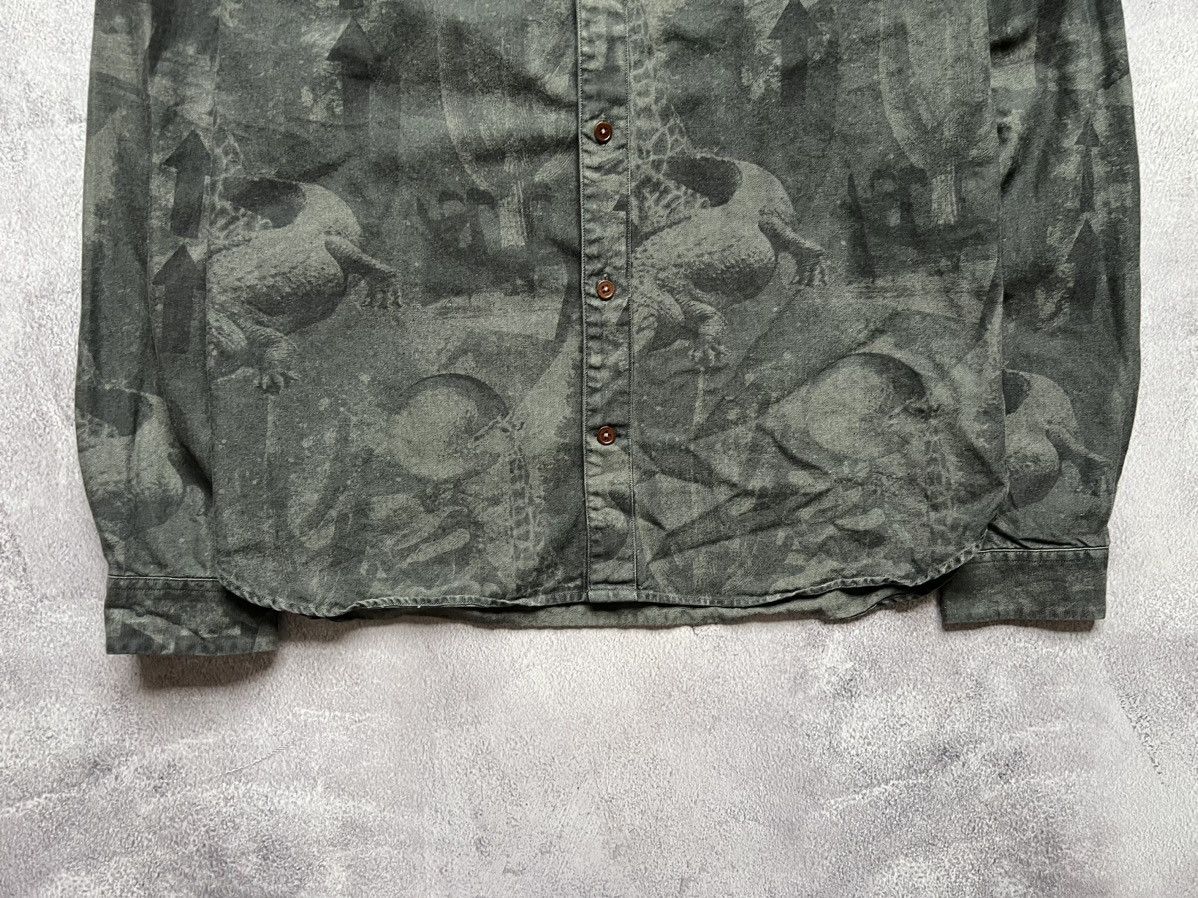 Paul Smith Paul Smith Jeans Printed Denim Thick Shirt Mens M Size US M / EU 48-50 / 2 - 3 Thumbnail